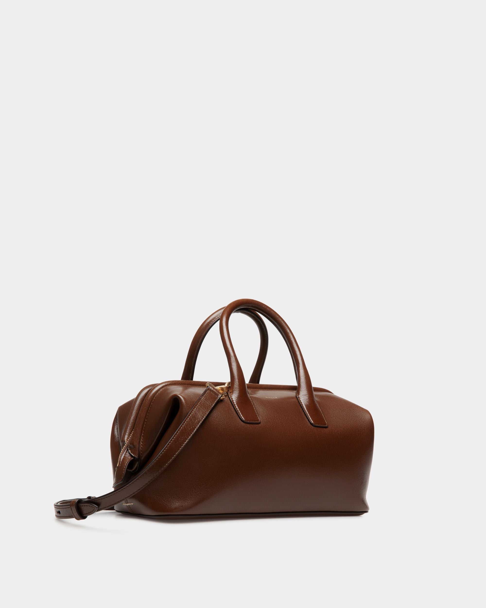 Belle スモール トップハンドルバッグ マロングラッセ レザー - 女性 - Bally - 04