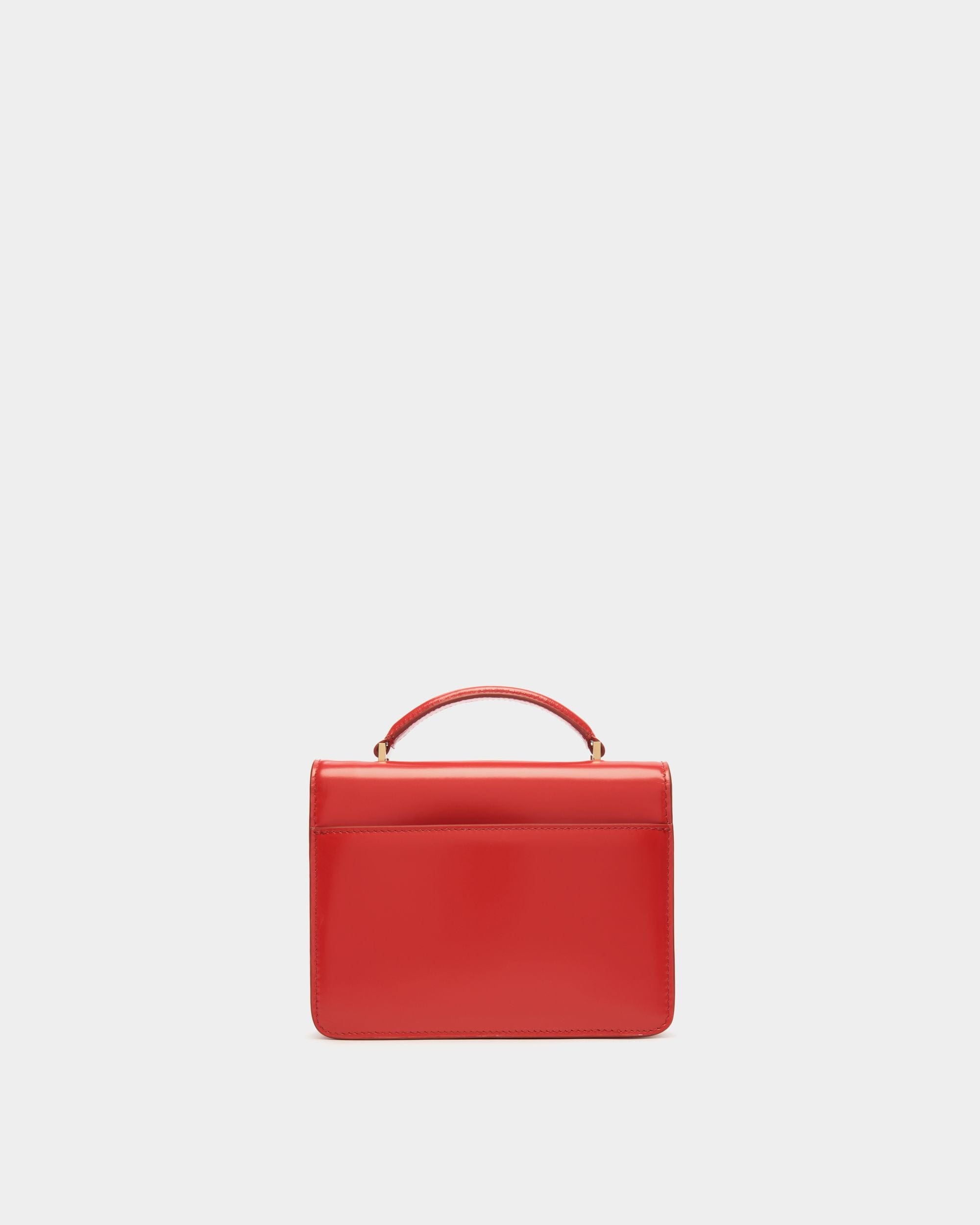 Ollam ミニ トップハンドルバッグ Candy Red ブラッシュドレザー - 女性 - Bally - 03