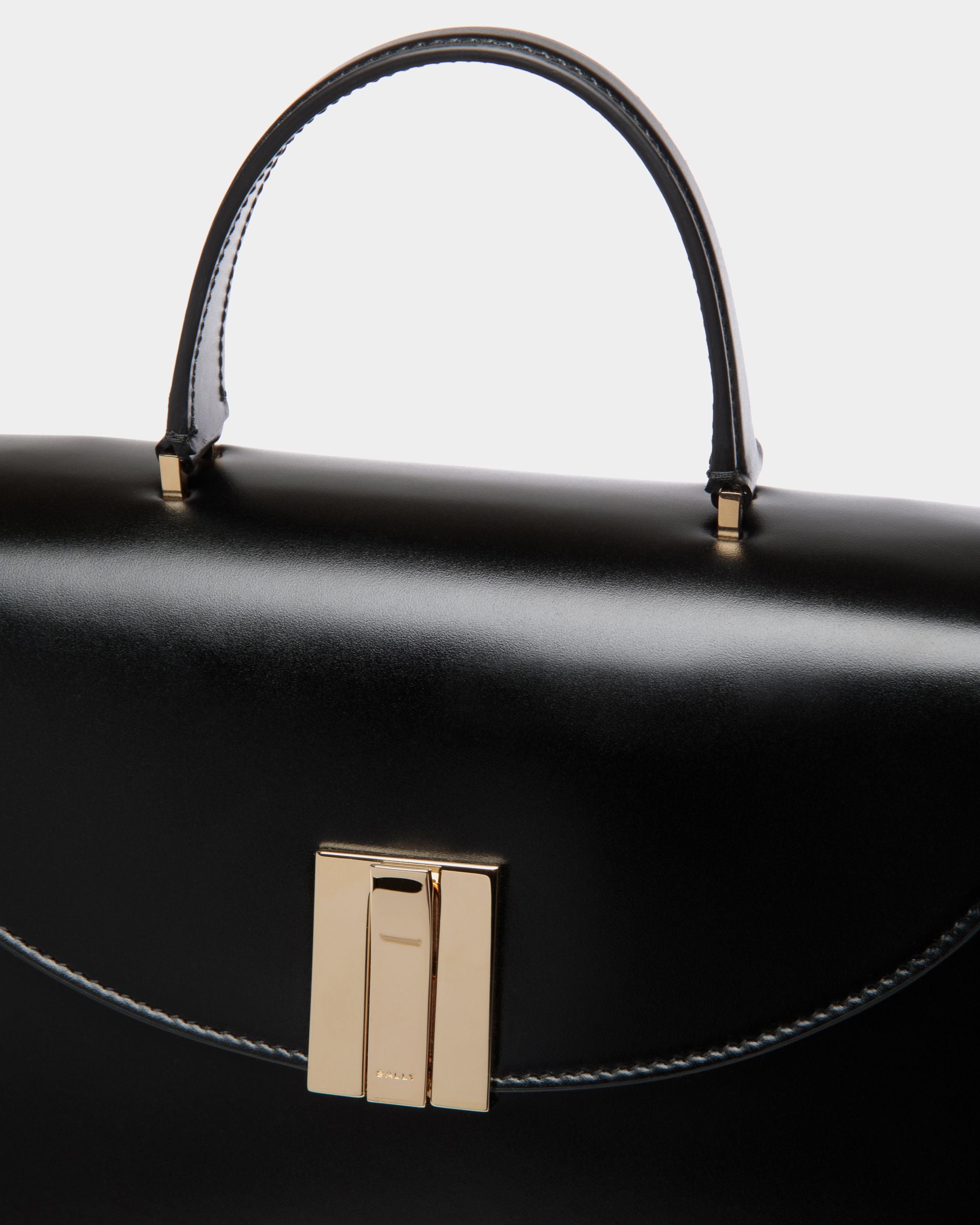 Ollam トップハンドルバッグ ブラック レザー - 女性 - Bally - 06