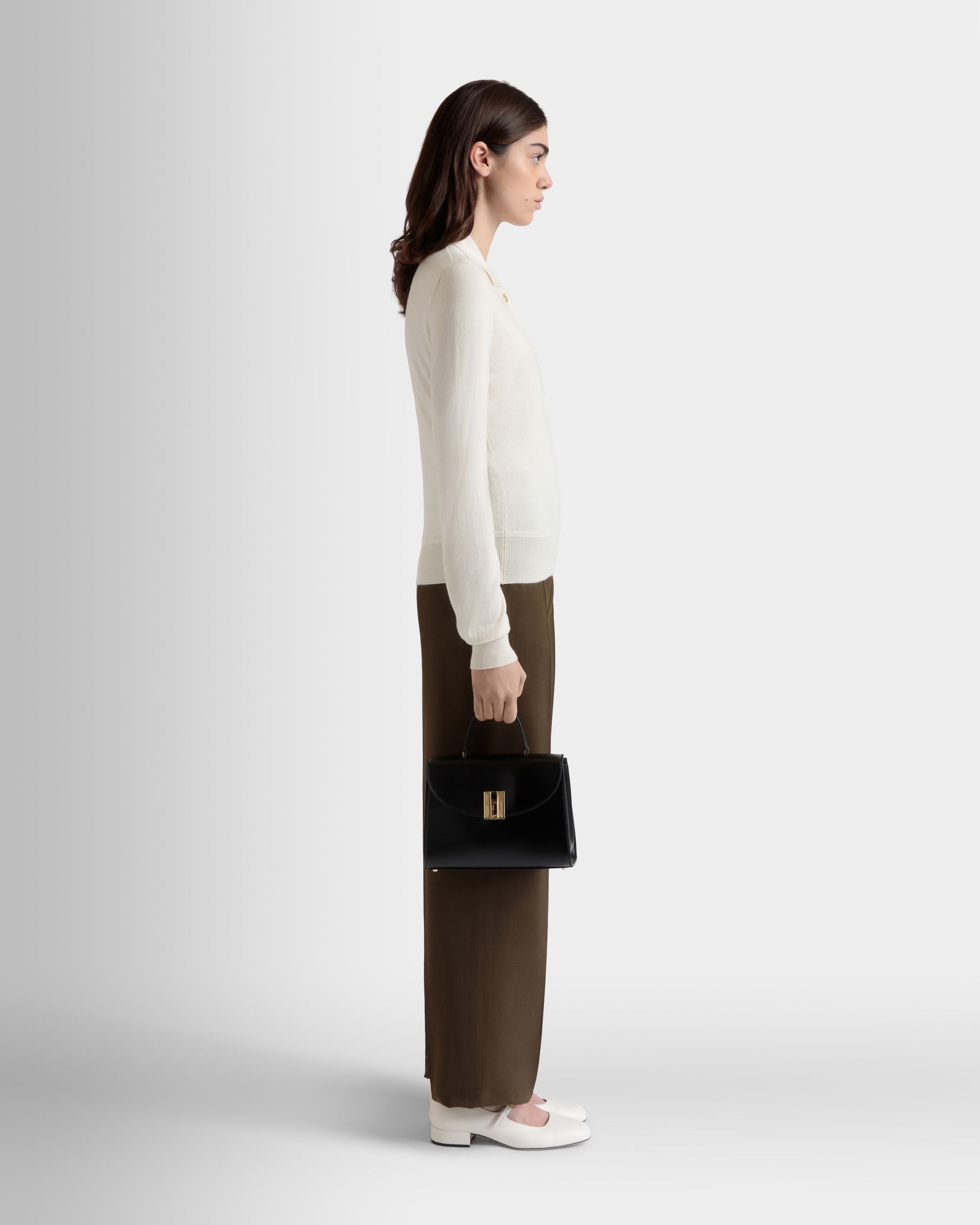 Ollam トップハンドルバッグ ブラック レザー - 女性 - Bally - 07