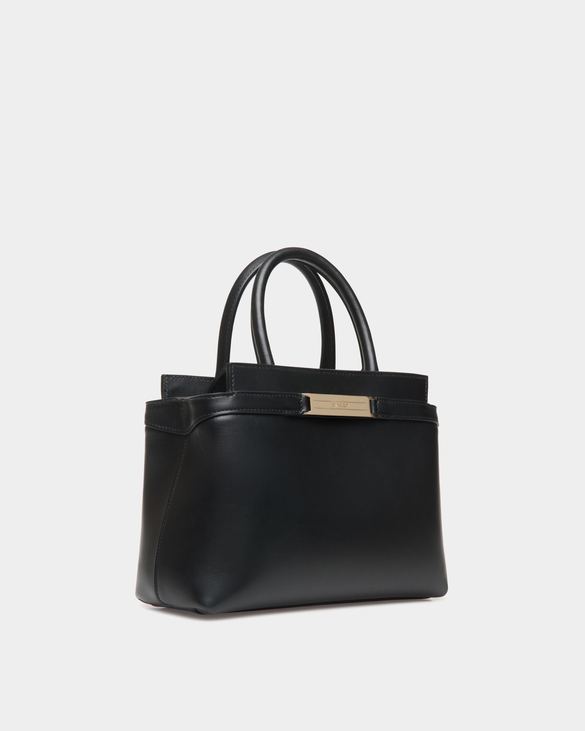 Deco スモール トートバッグ ブラック レザー - 女性 - Bally - 04