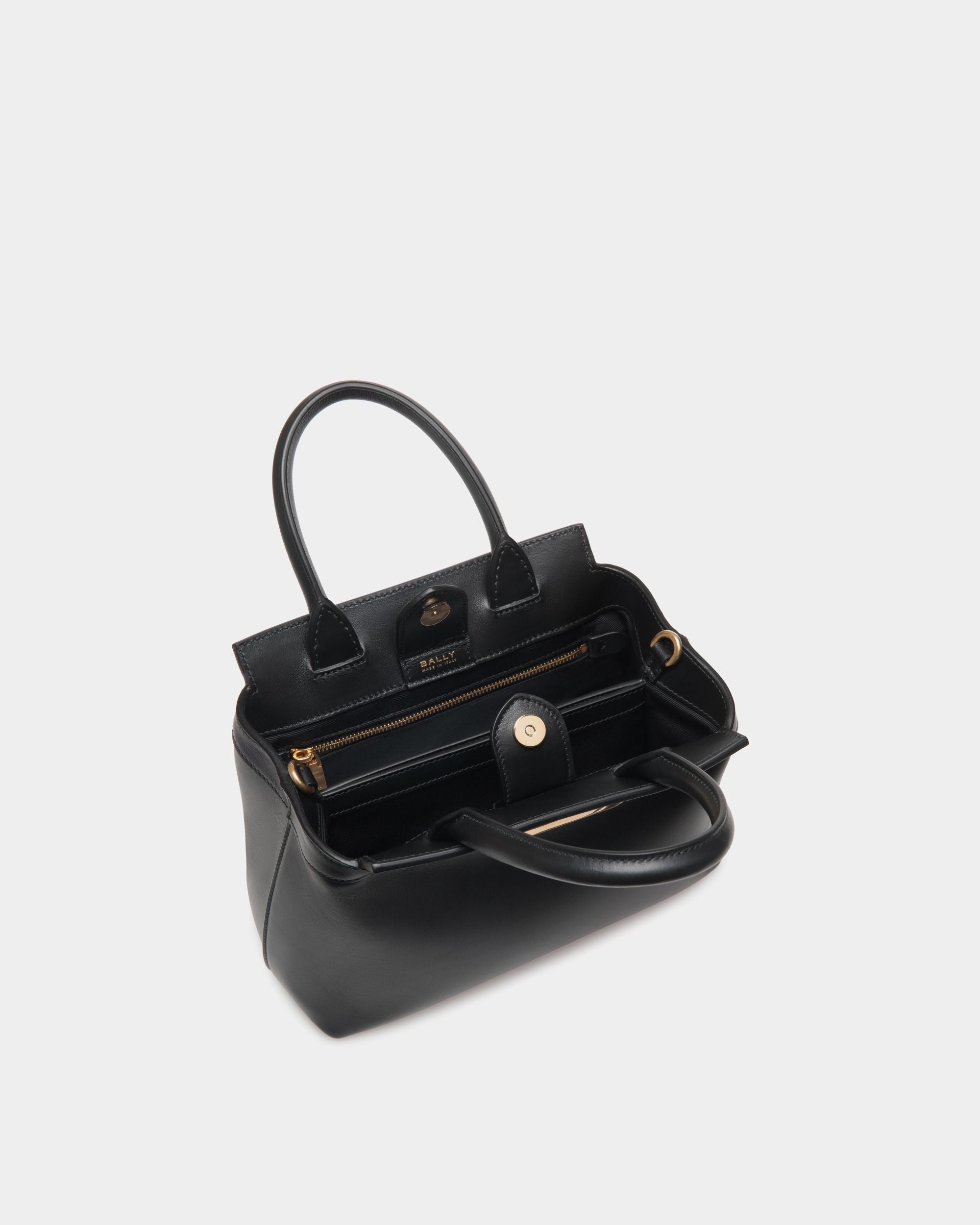 Deco スモール トートバッグ ブラック レザー - 女性 - Bally - 05
