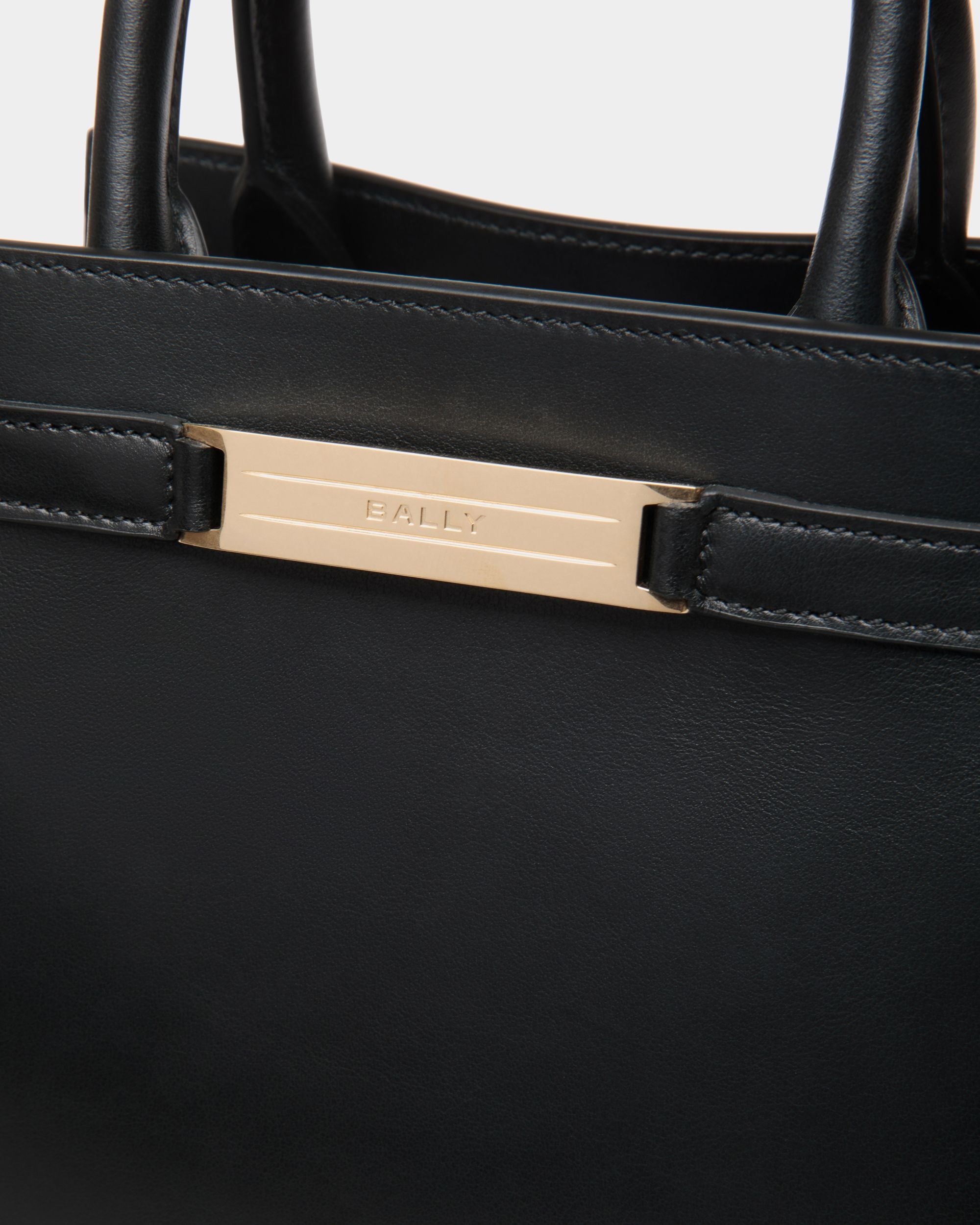 Deco スモール トートバッグ ブラック レザー - 女性 - Bally - 06