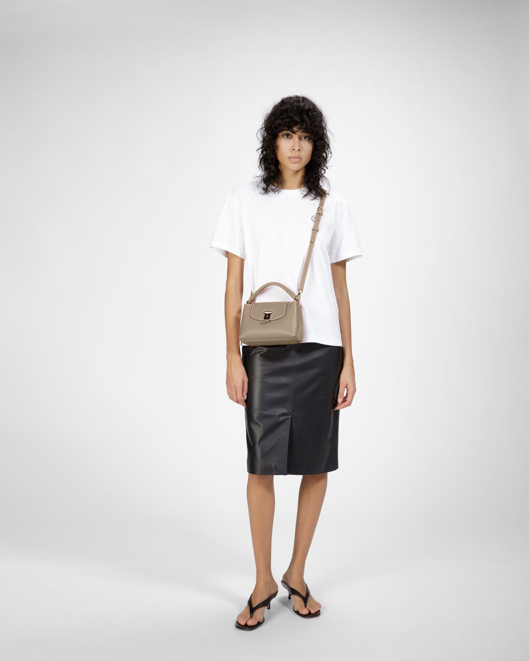 Layka XS トープ レザー ミニバッグ - 女性 - Bally - 02