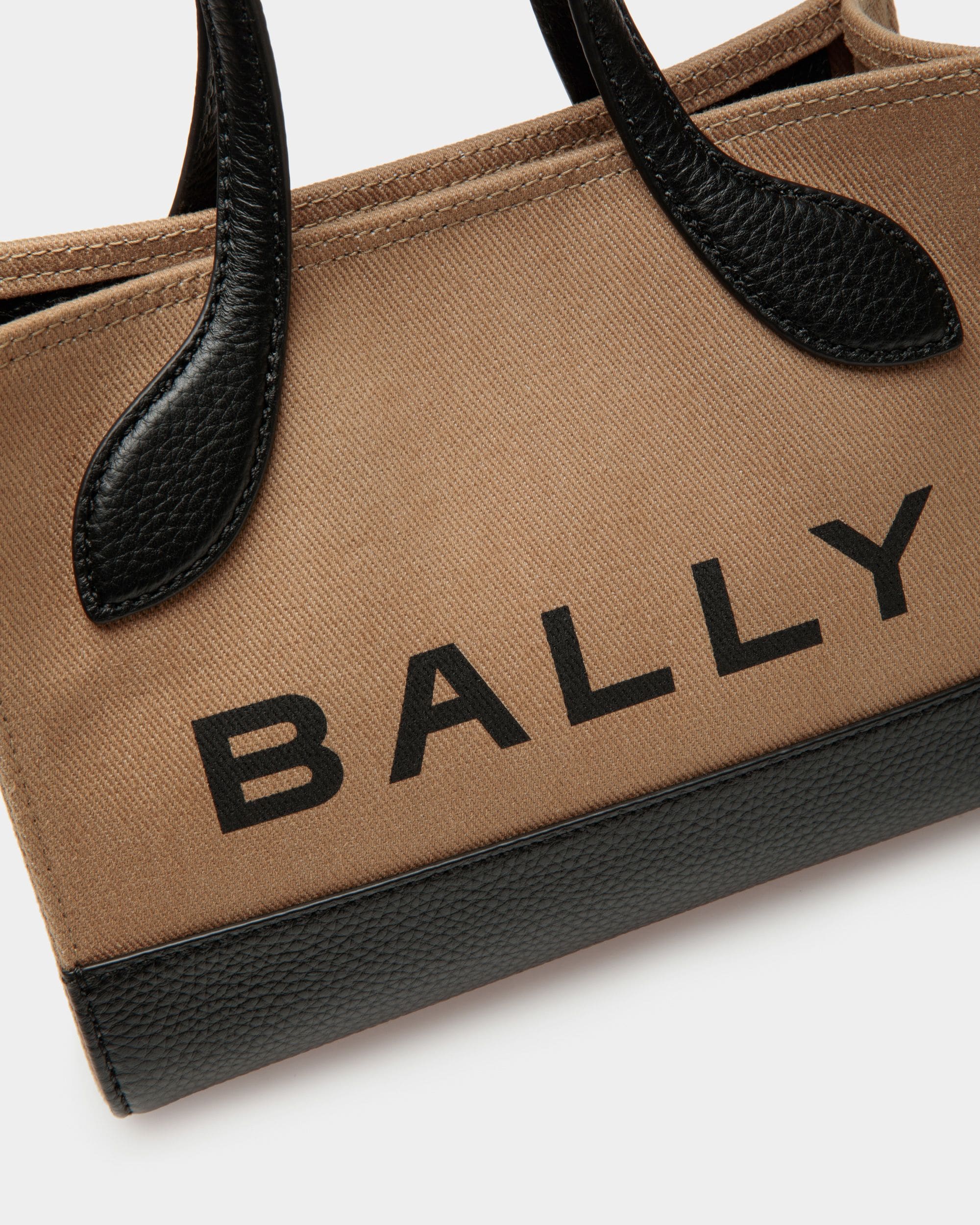 Bar ミニバッグ サンド＆ブラック ファブリック - 女性 - Bally - 05