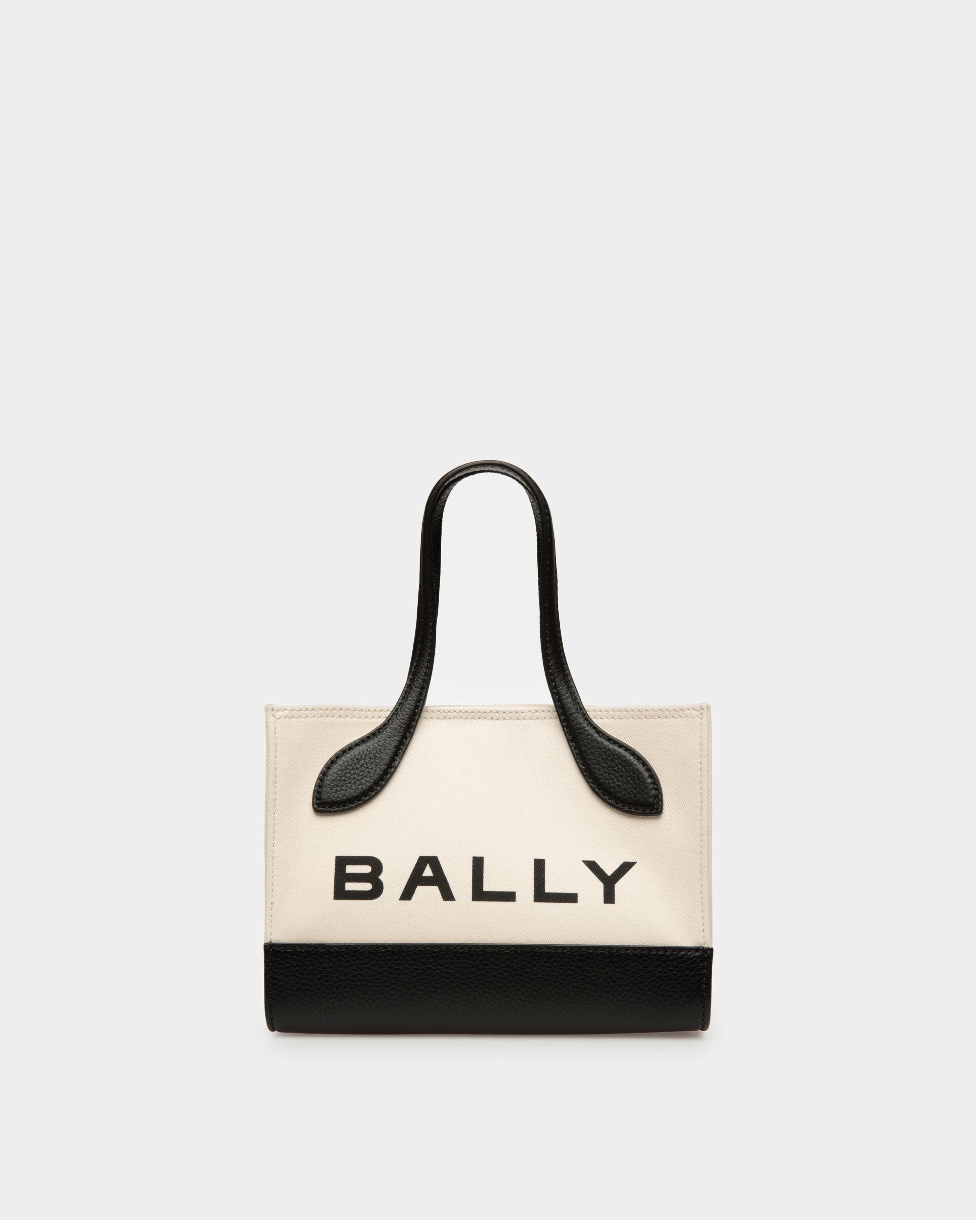 Bar ミニバッグ ナチュラル＆ブラック ファブリック - 女性 - Bally - 01