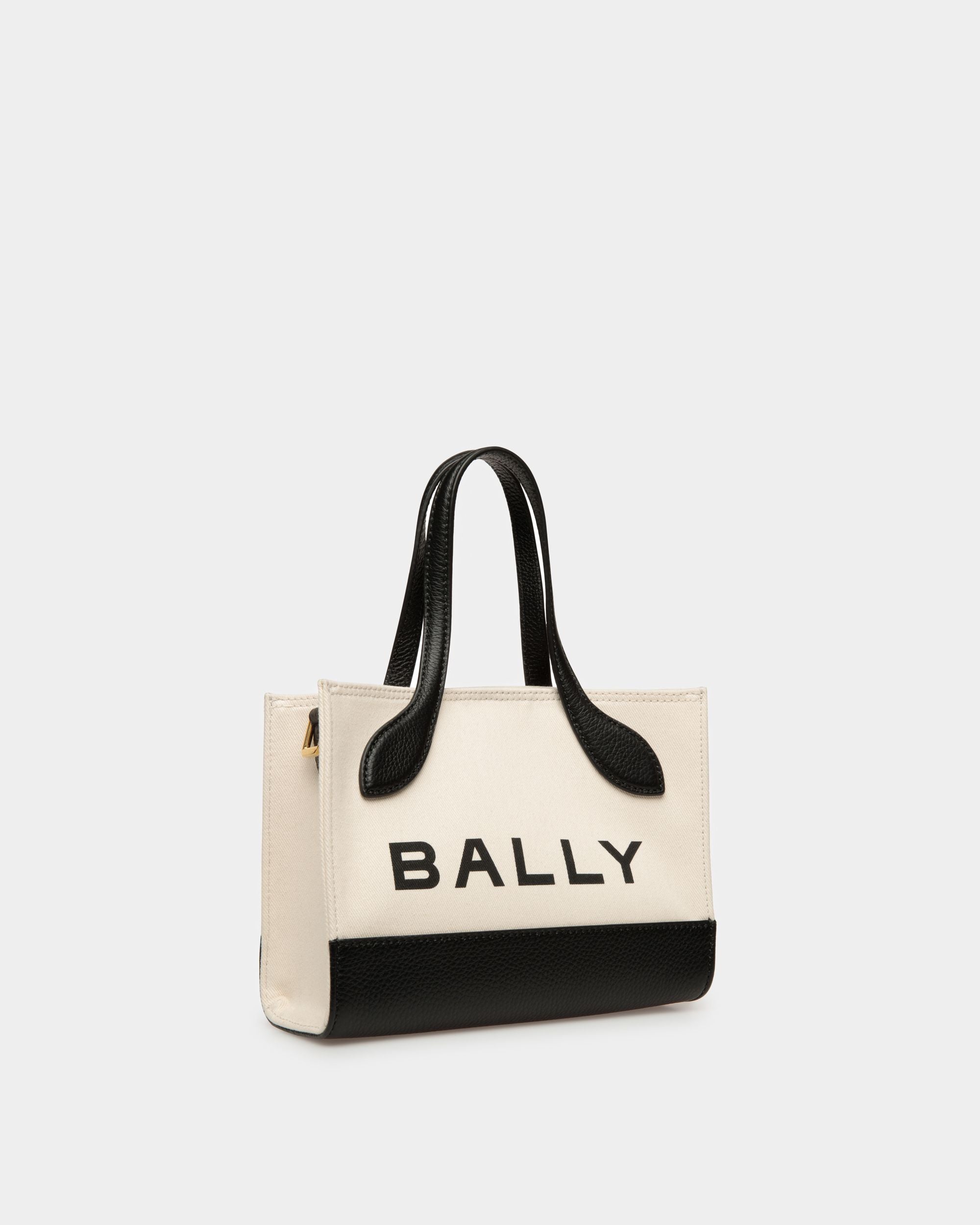 Bar ミニバッグ ナチュラル＆ブラック ファブリック - 女性 - Bally - 04