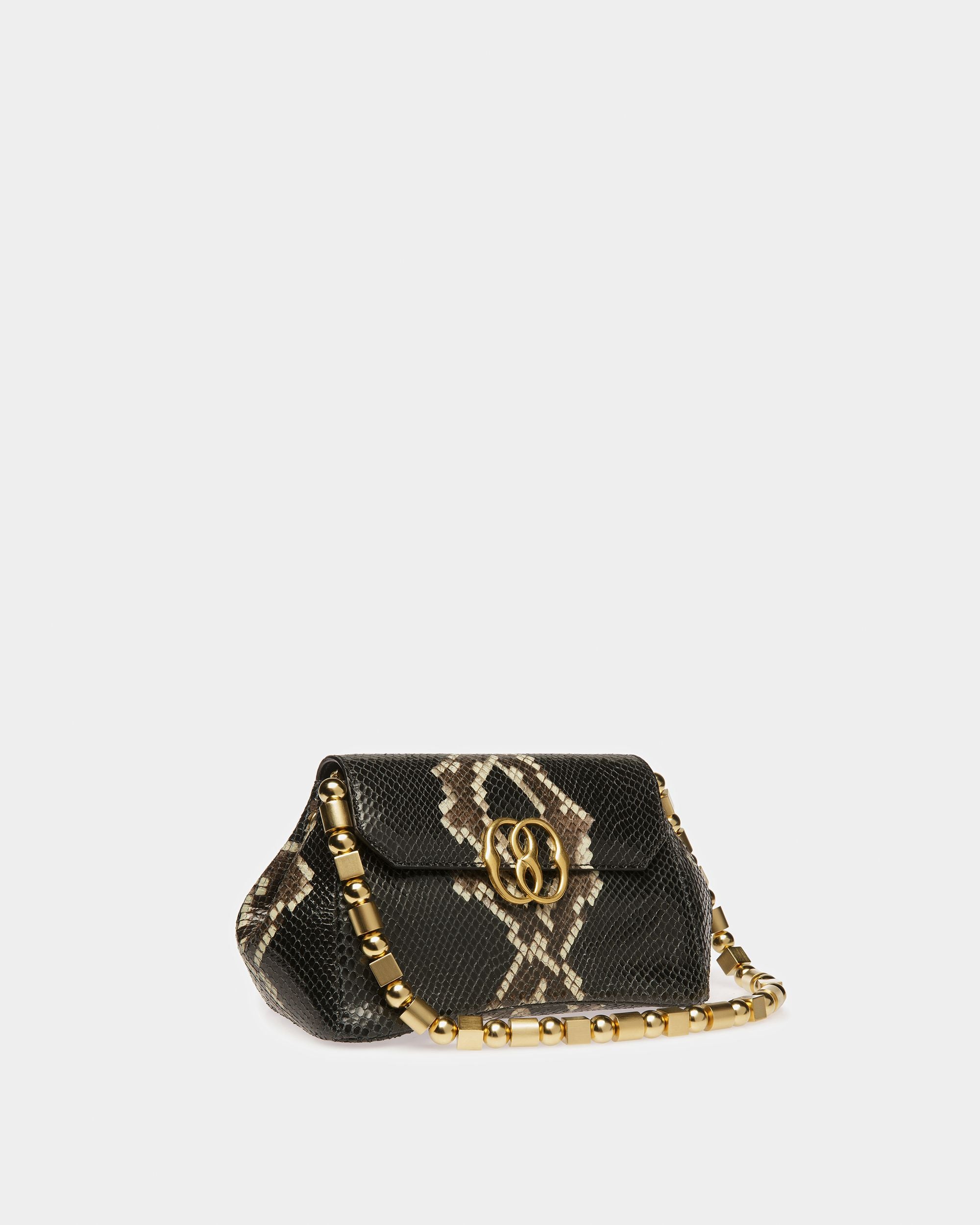 Emblem ミニバッグ パイソンプリント - 女性 - Bally - 04