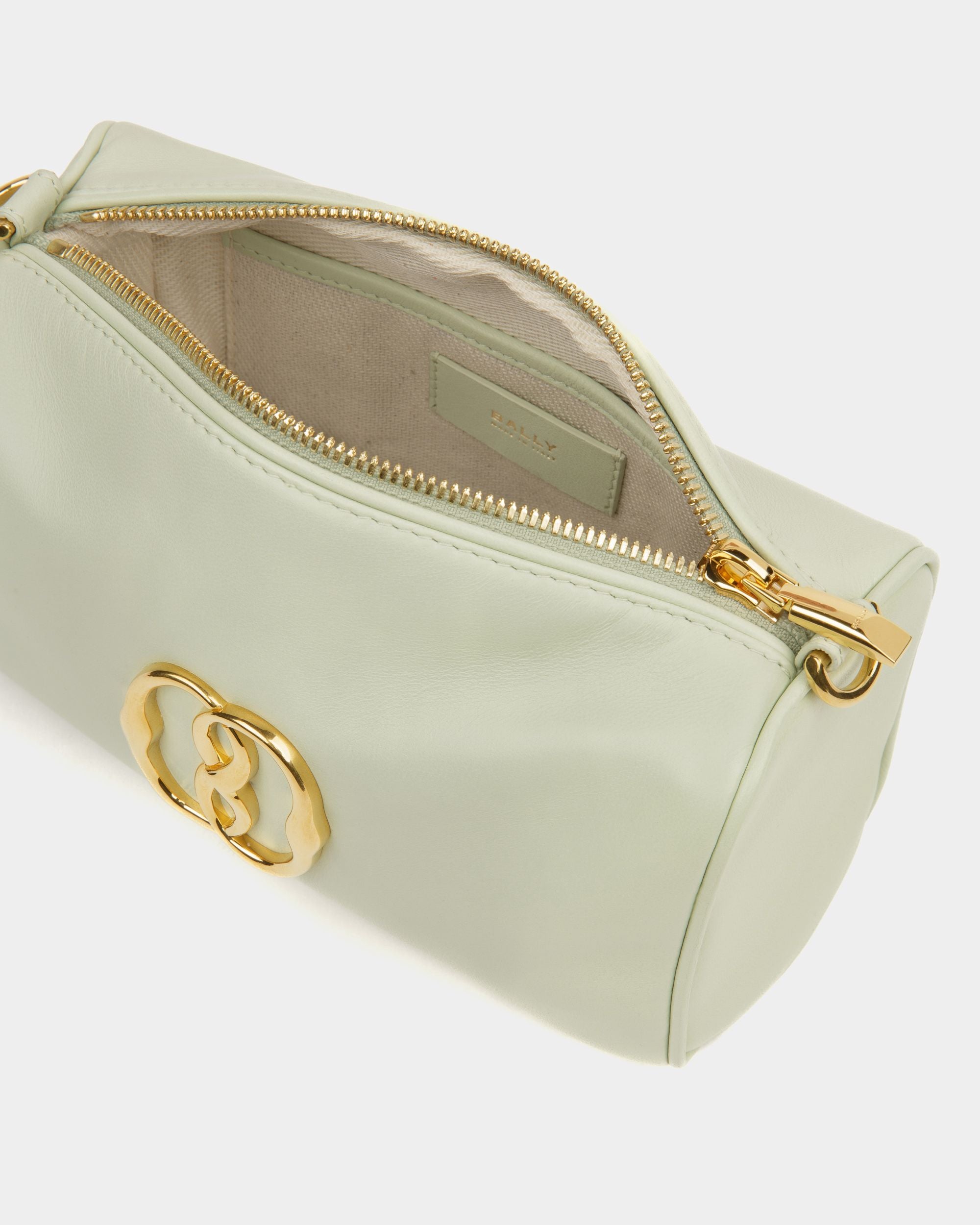 Emblem ミニバッグ ベビー グリーン レザー - 女性 - Bally - 03