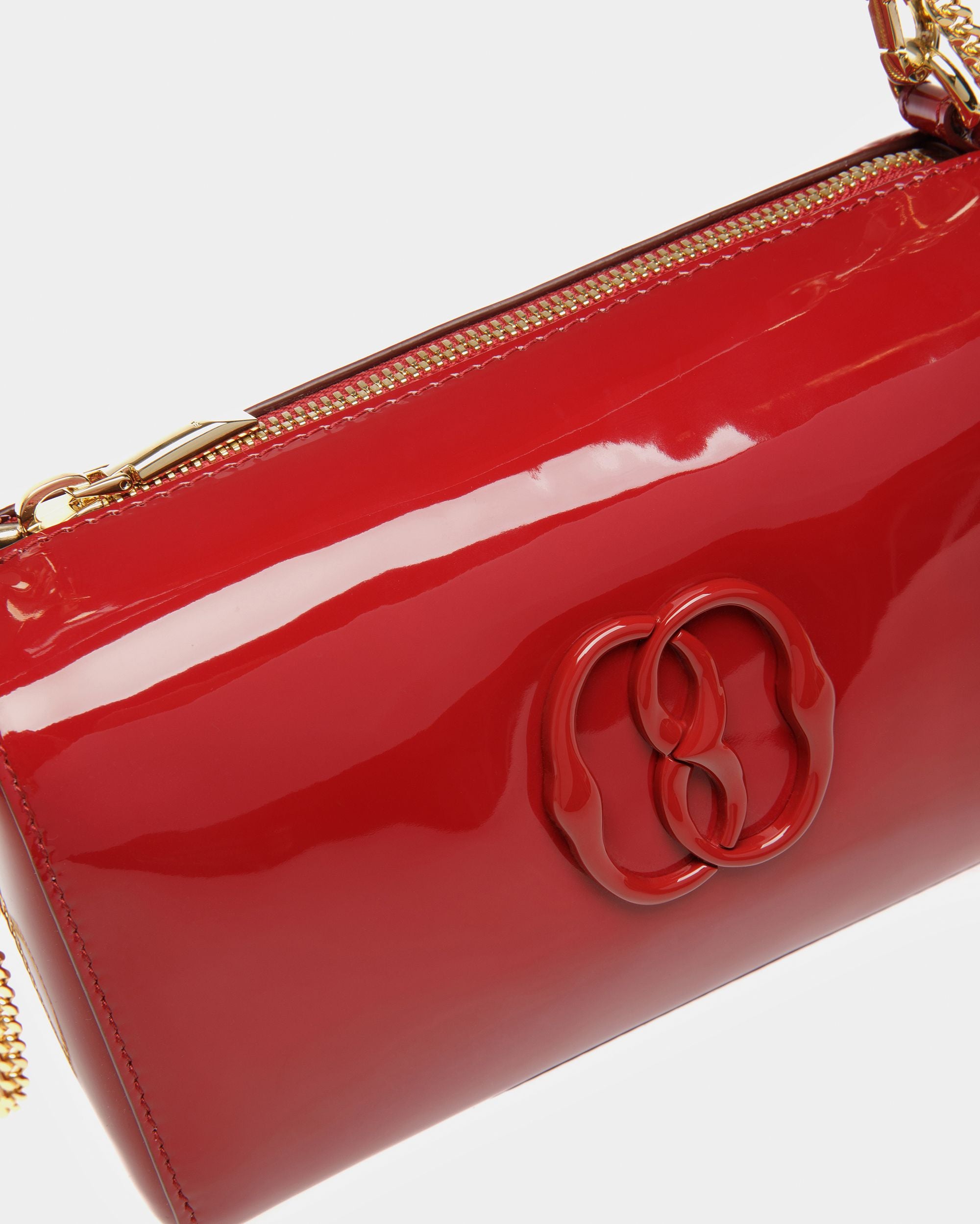 Emblem ミニバッグ ディープルビー レザー - 女性 - Bally - 04