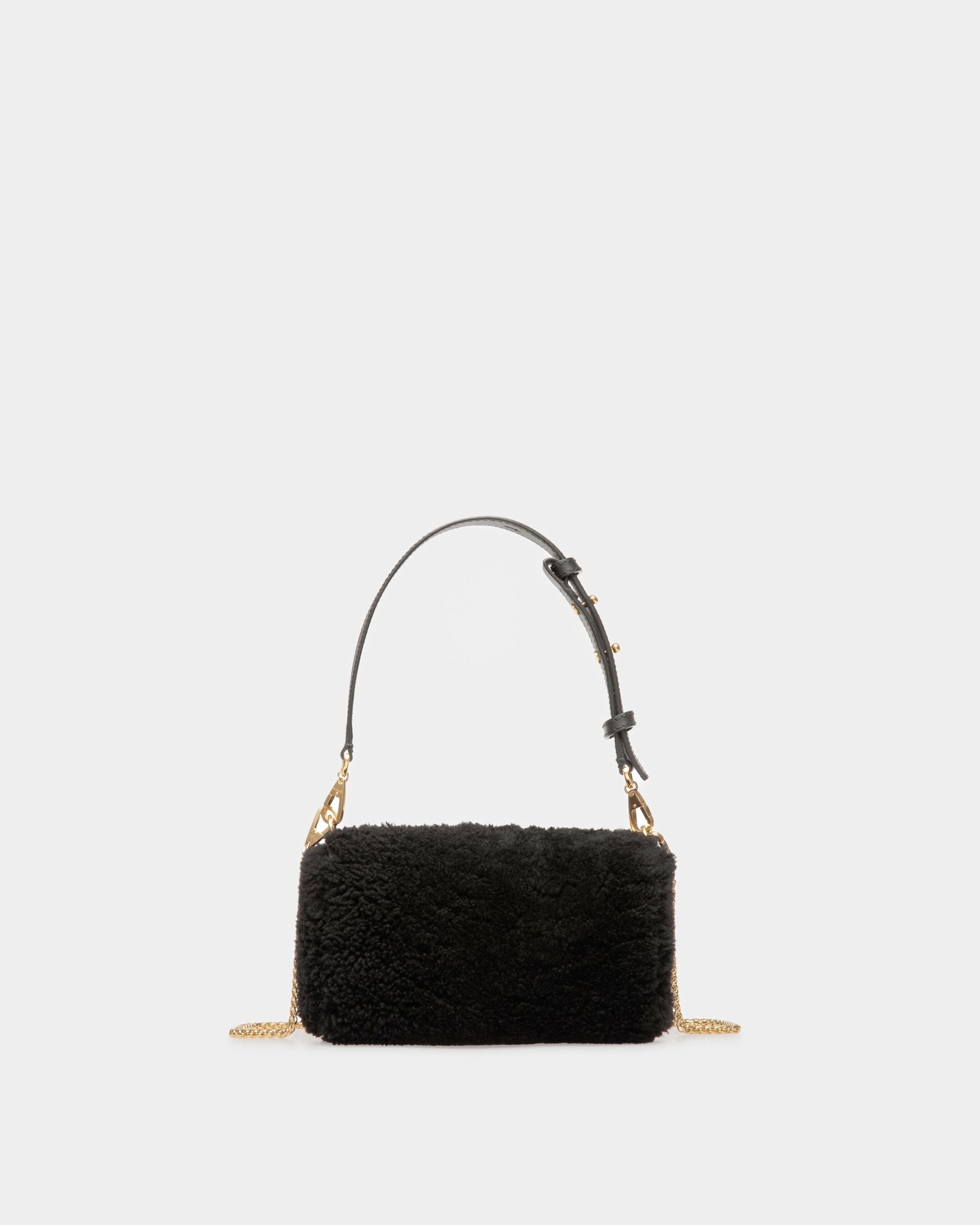 Emblem ミニバッグ ブラック ウール - 女性 - Bally - 03