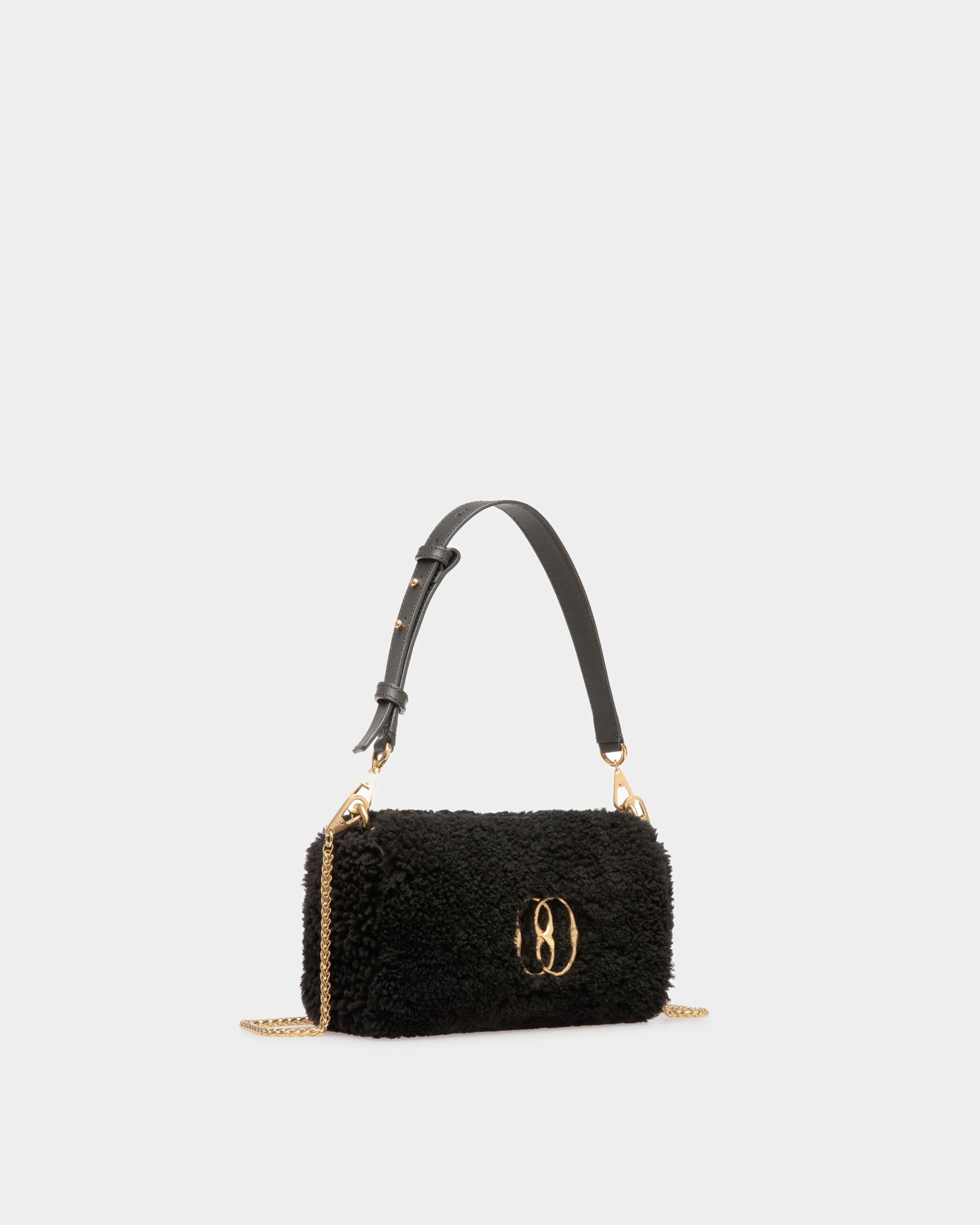 Emblem ミニバッグ ブラック ウール - 女性 - Bally - 04