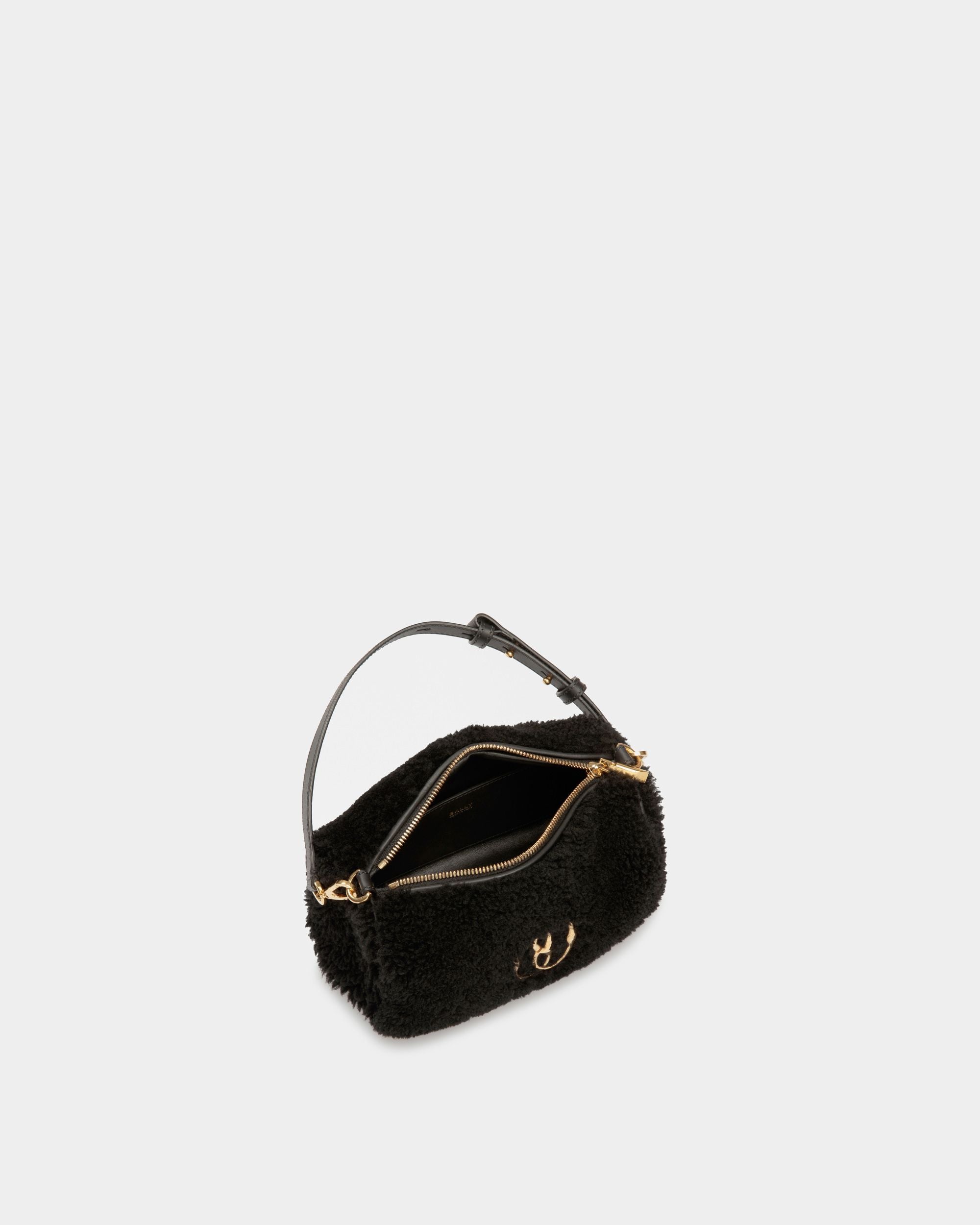 Emblem ミニバッグ ブラック ウール - 女性 - Bally - 05