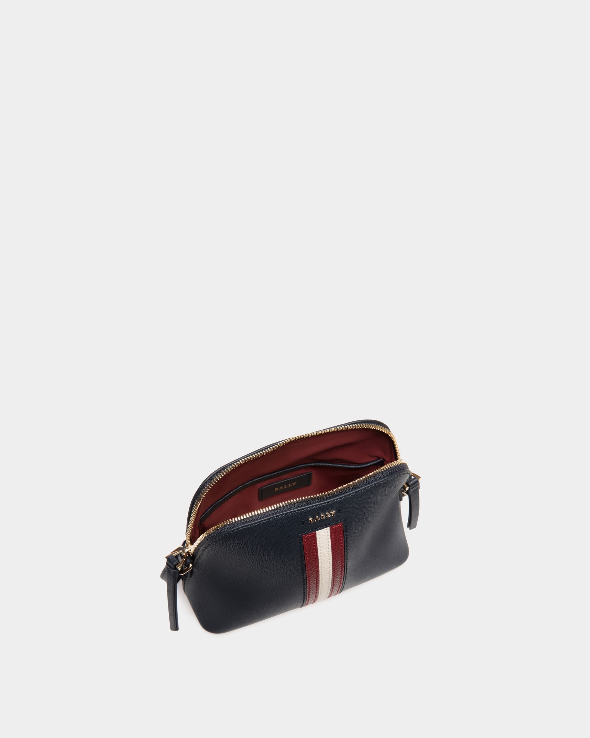 Minibag In Blue Bovine Split - 女性 - Bally - 04