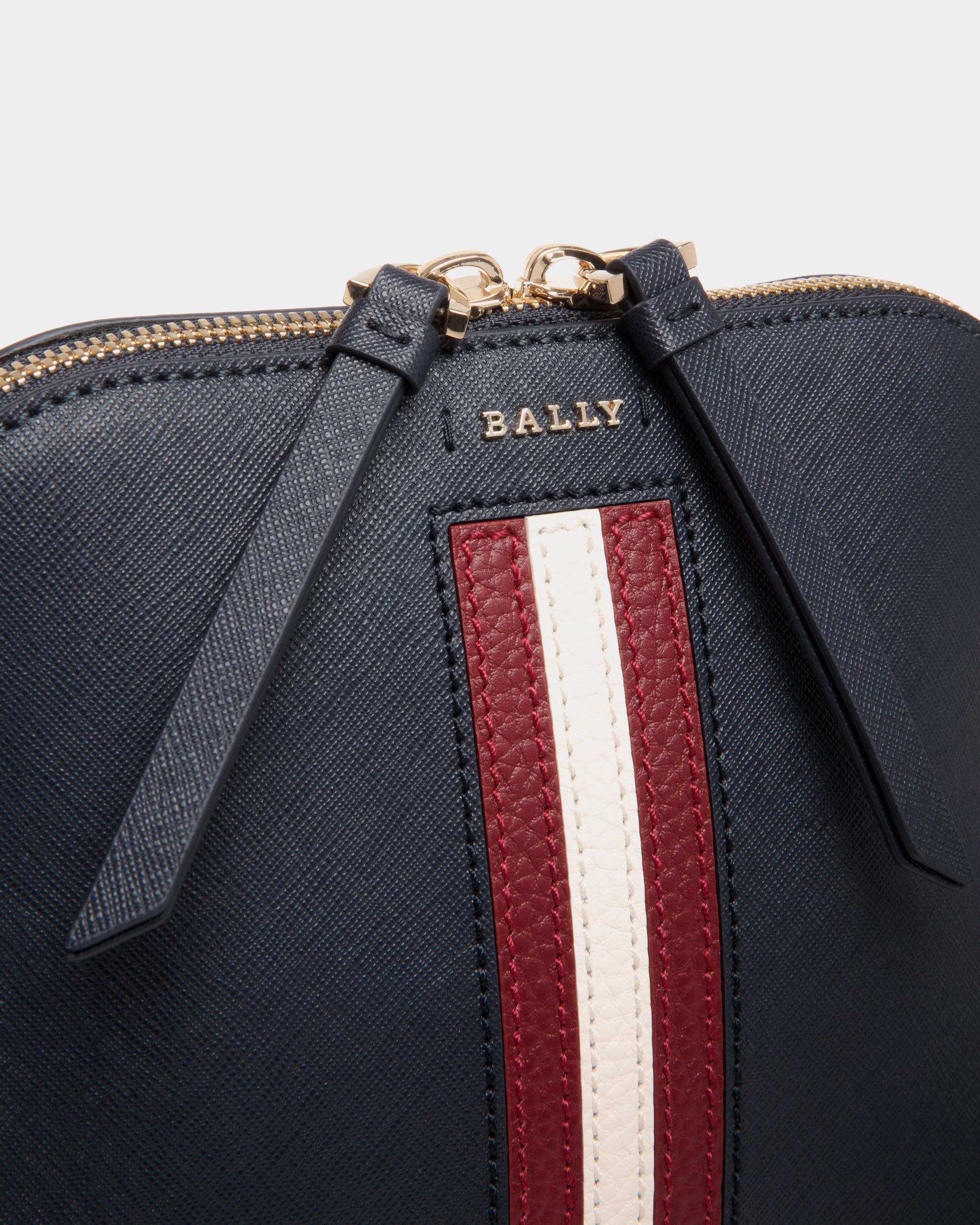 Minibag In Blue Bovine Split - 女性 - Bally - 05