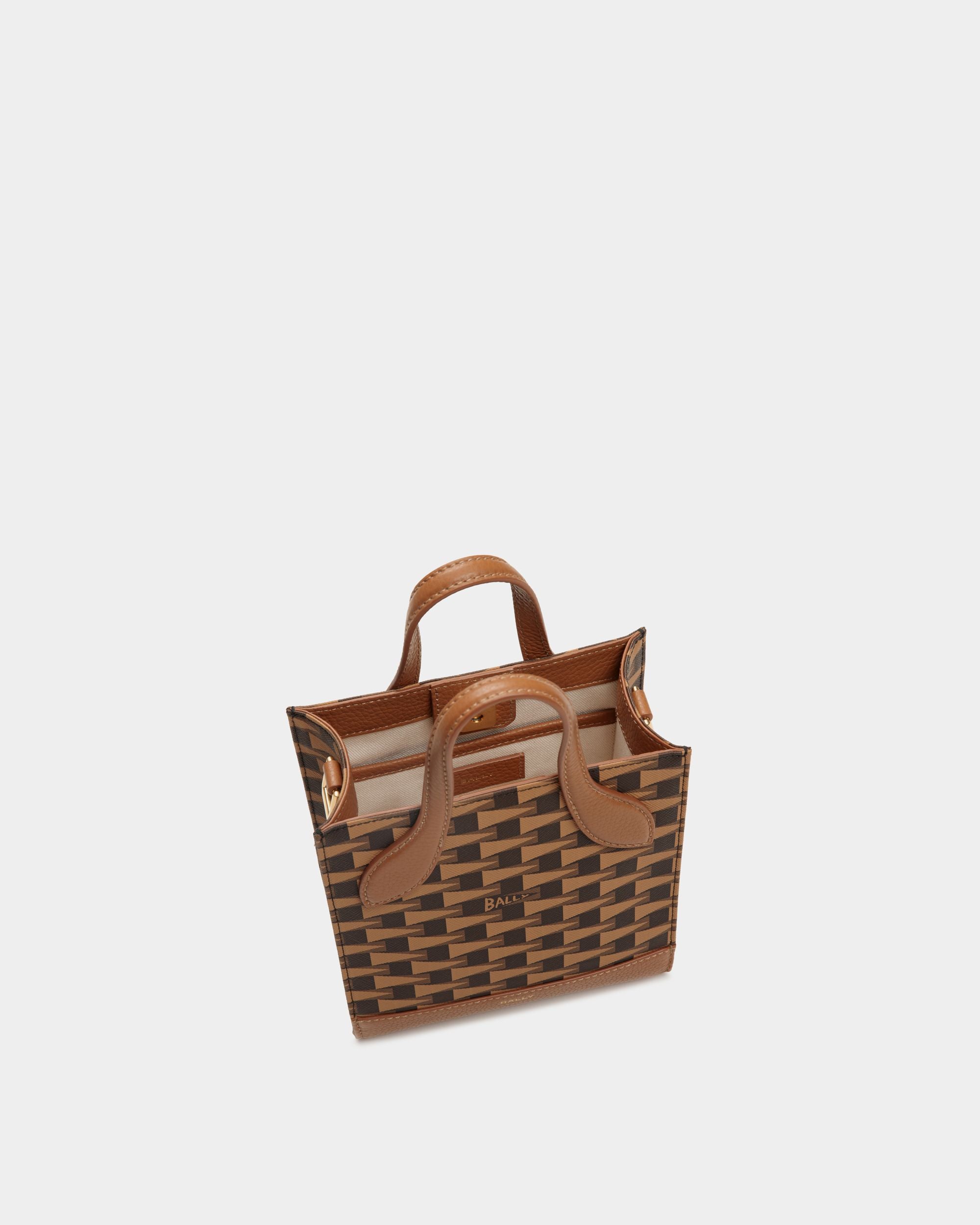 Pennant ミニ トートバッグ ブラウン ペナントモチーフ TPU - 女性 - Bally - 04