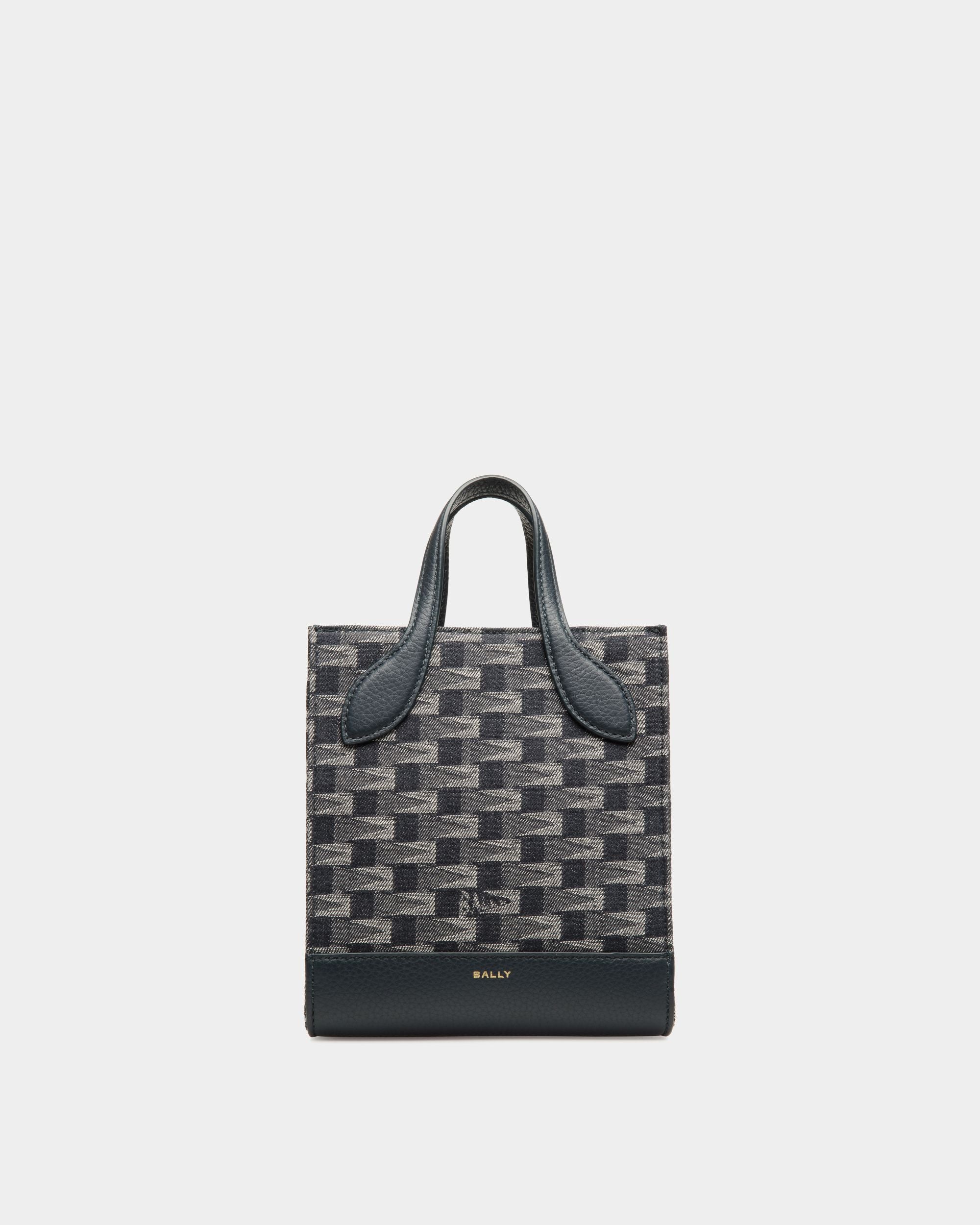 Bar ミニ トートバッグ ペナントモチーフ デニム - 女性 - Bally - 01