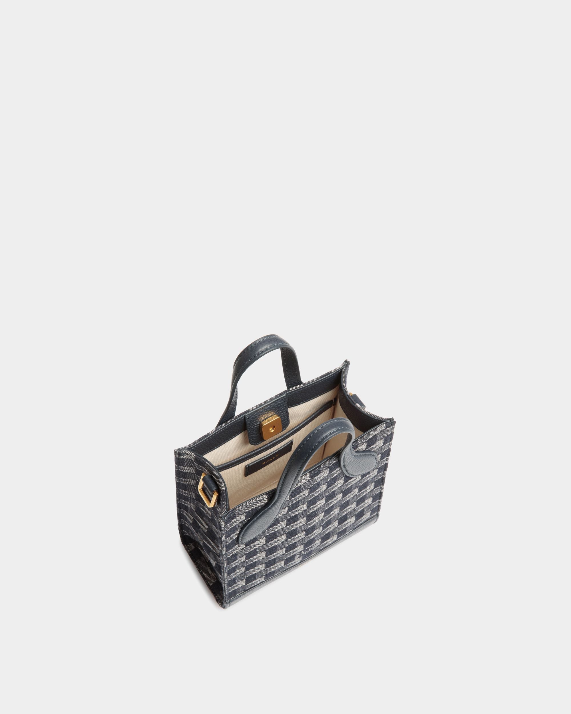 Bar ミニ トートバッグ ペナントモチーフ デニム - 女性 - Bally - 04