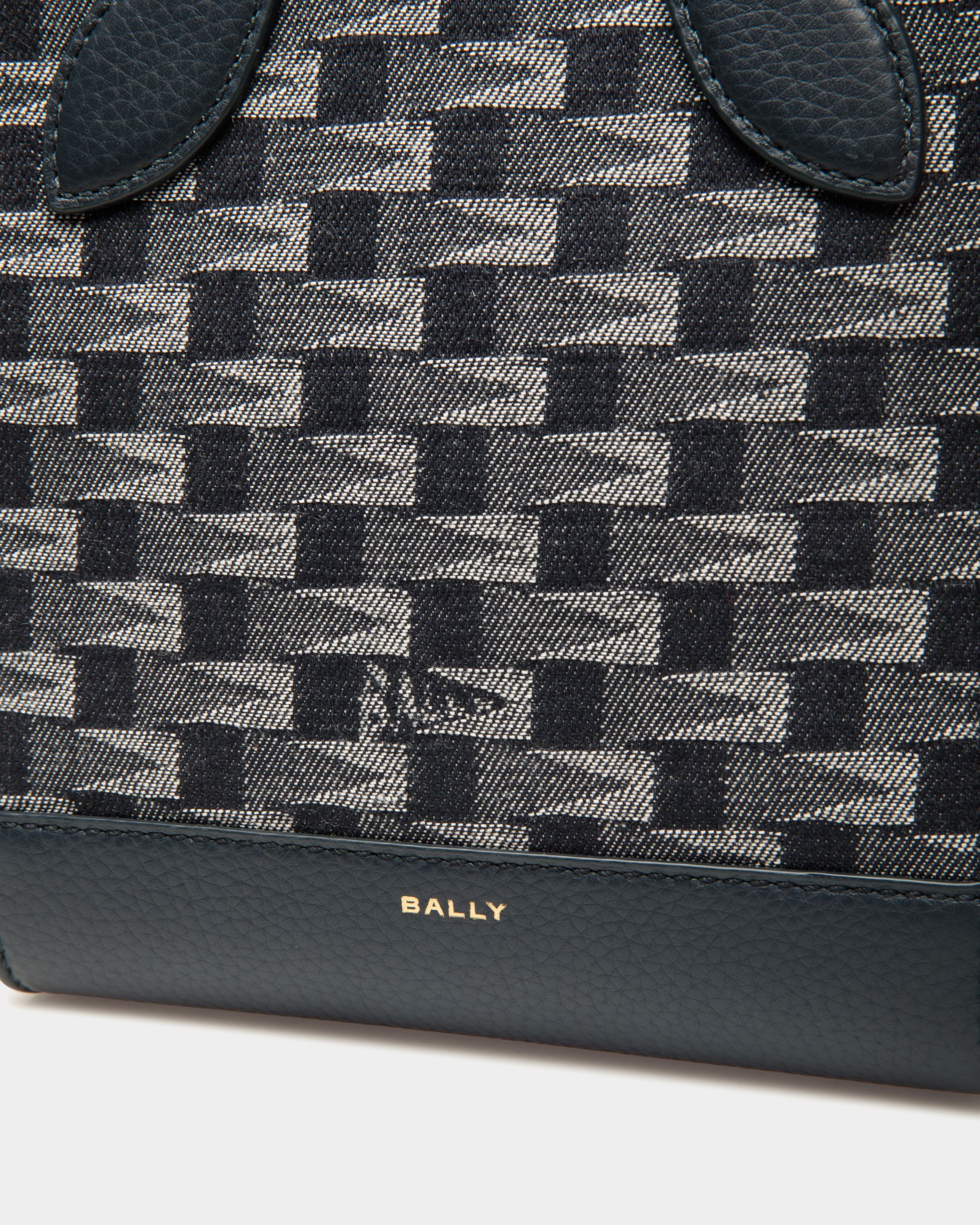 Bar ミニ トートバッグ ペナントモチーフ デニム - 女性 - Bally - 05