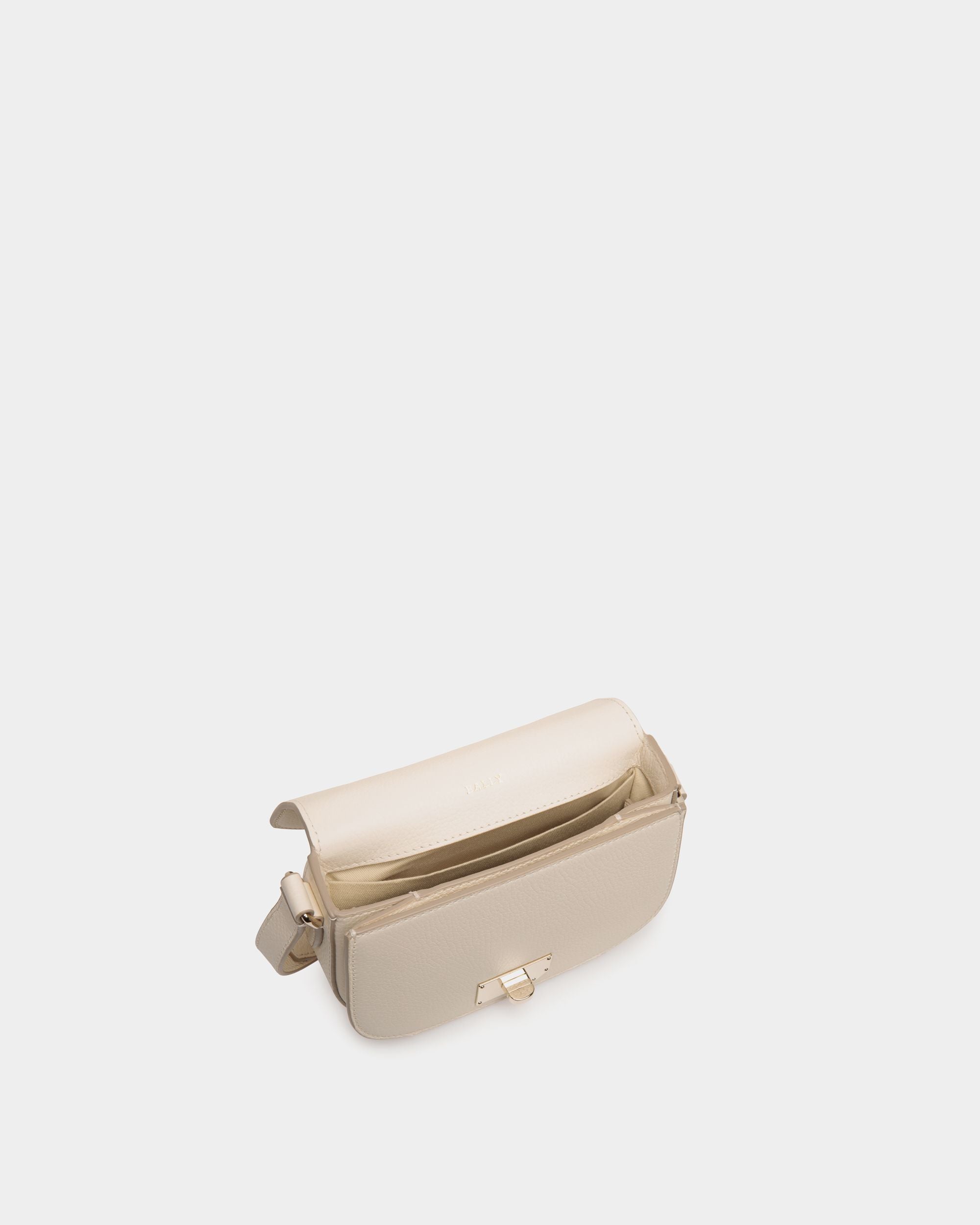 Minibag In White  Leather - 女性 - Bally - 04
