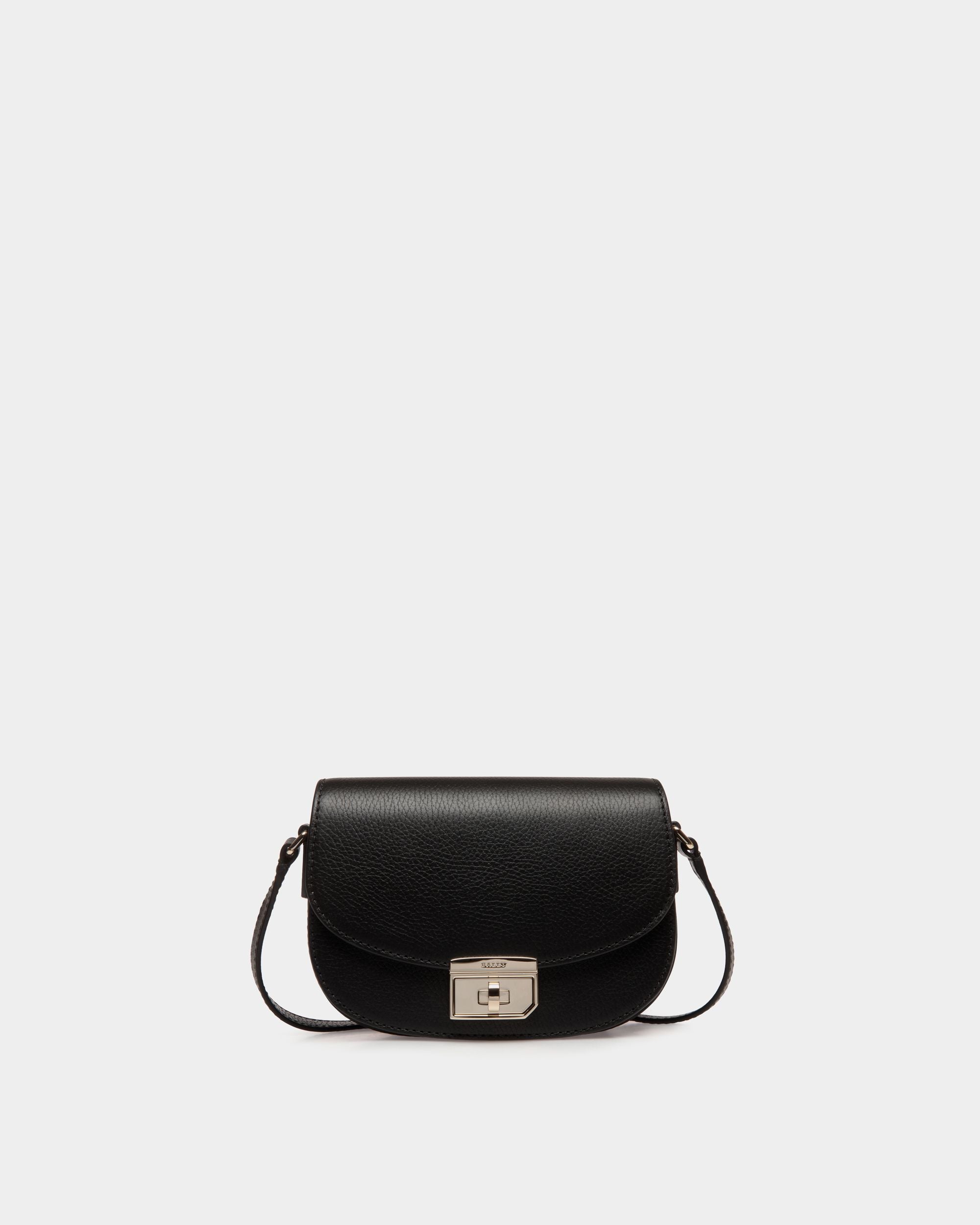 Minibag In Black  Leather - 女性 - Bally - 01