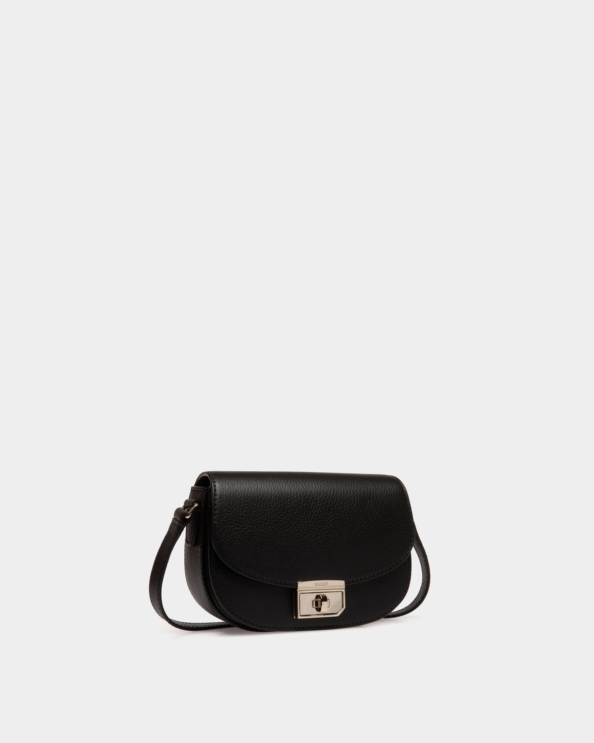 Minibag In Black  Leather - 女性 - Bally - 03