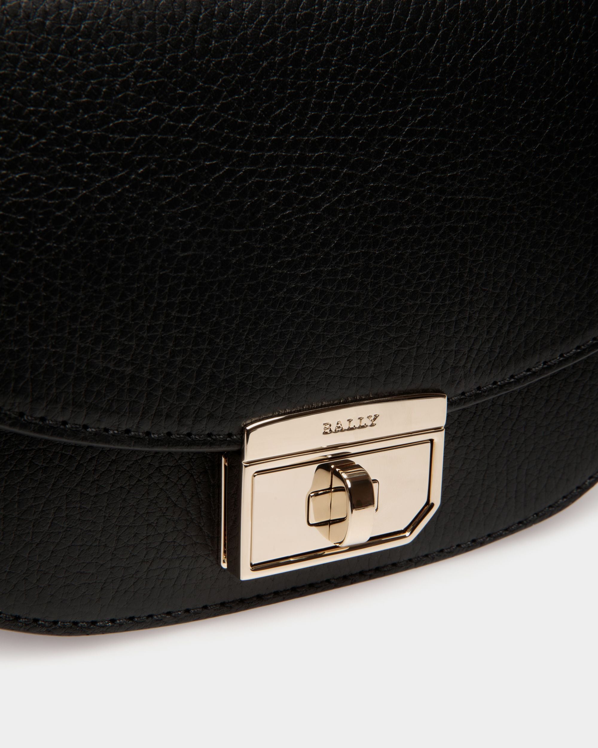 Minibag In Black  Leather - 女性 - Bally - 05