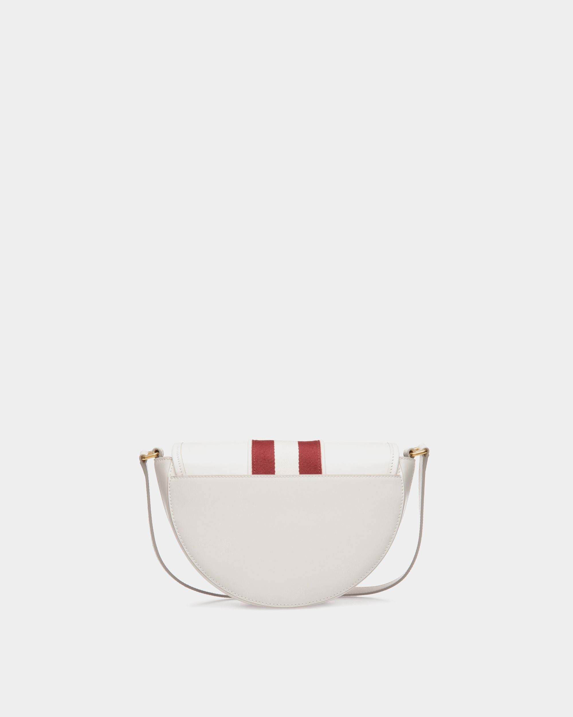 Signature Minibag In White  Leather - 女性 - Bally - 02