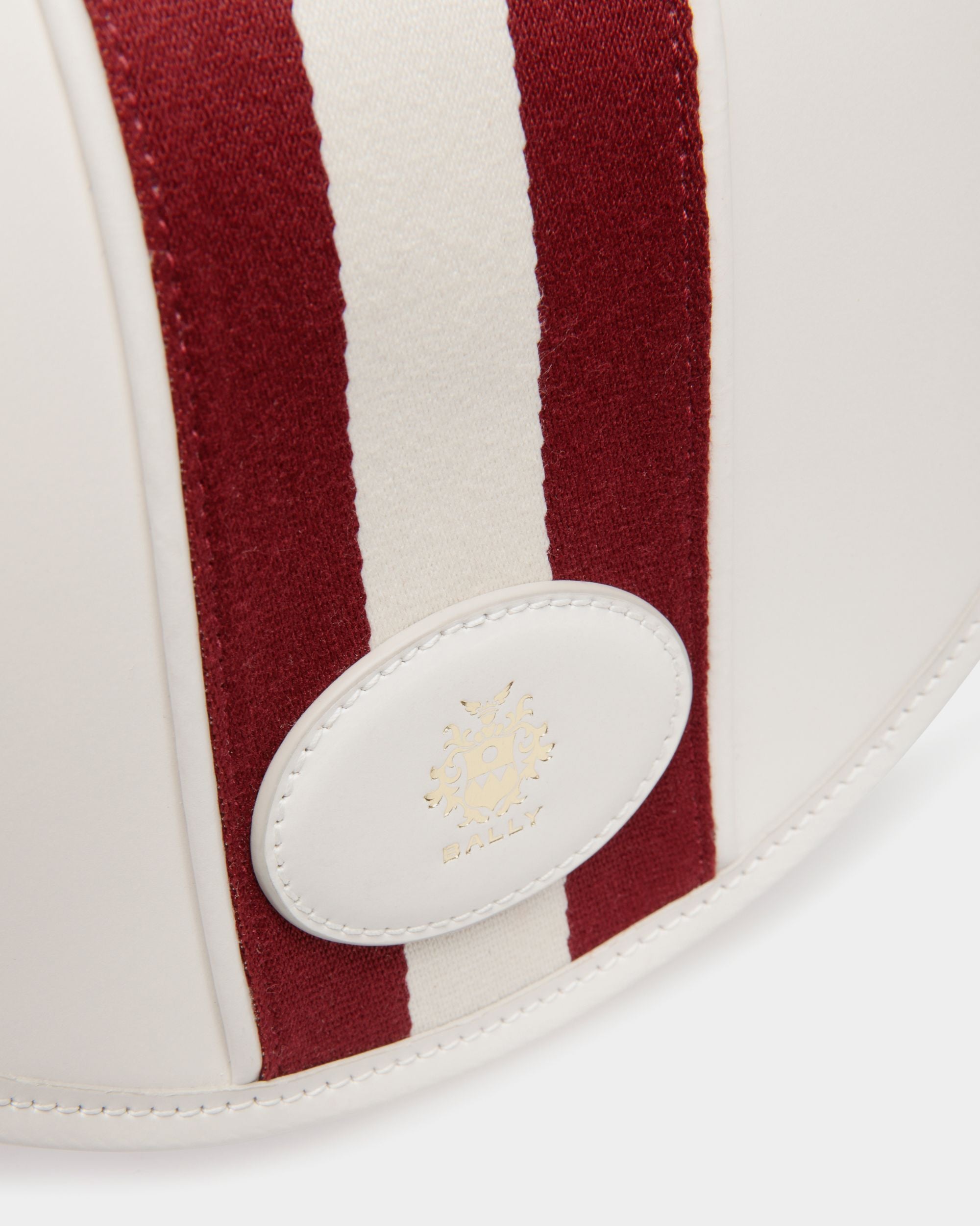 Signature Minibag In White  Leather - 女性 - Bally - 05