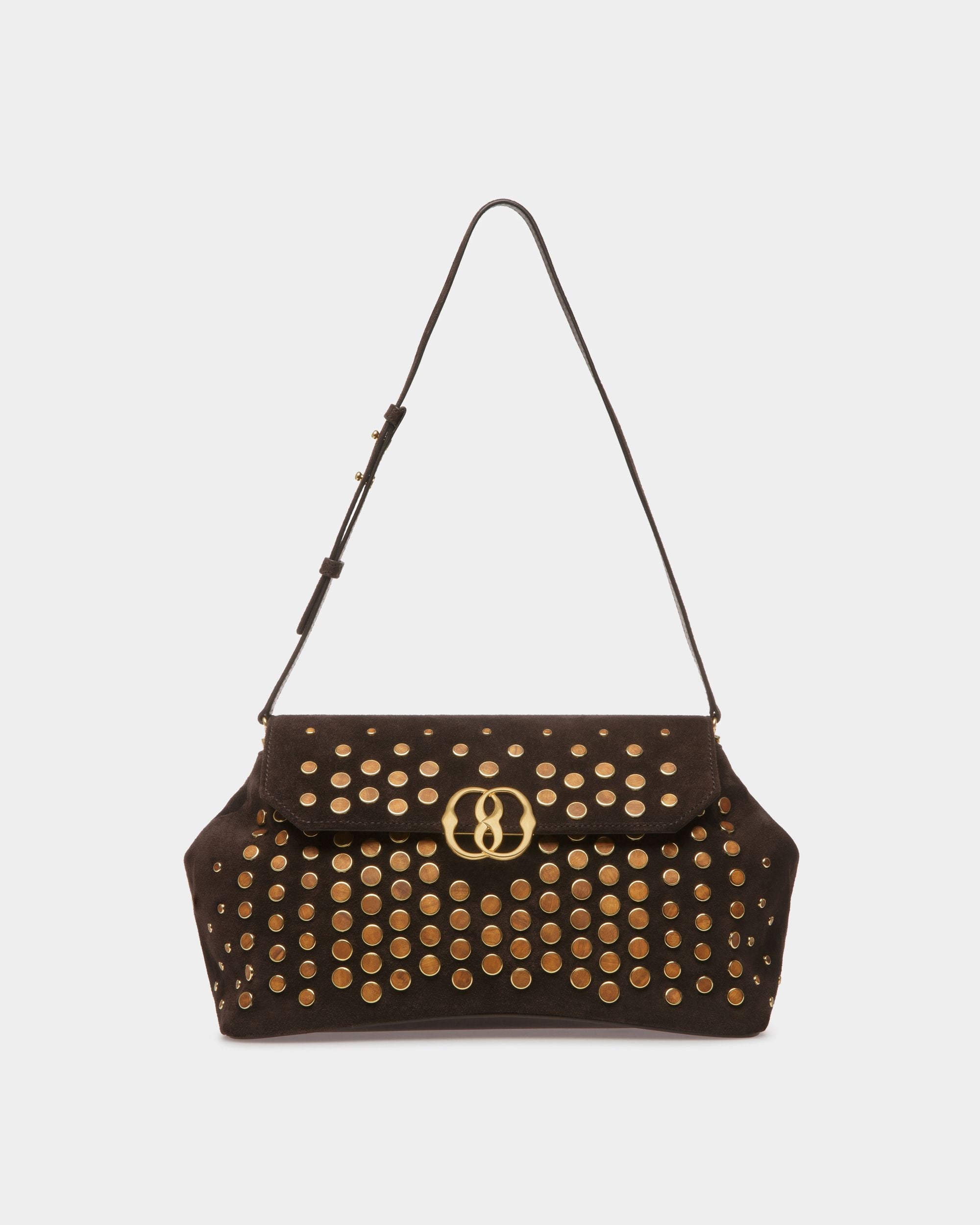Emblem ショルダーバッグ ブラウン レザー - 女性 - Bally - 01