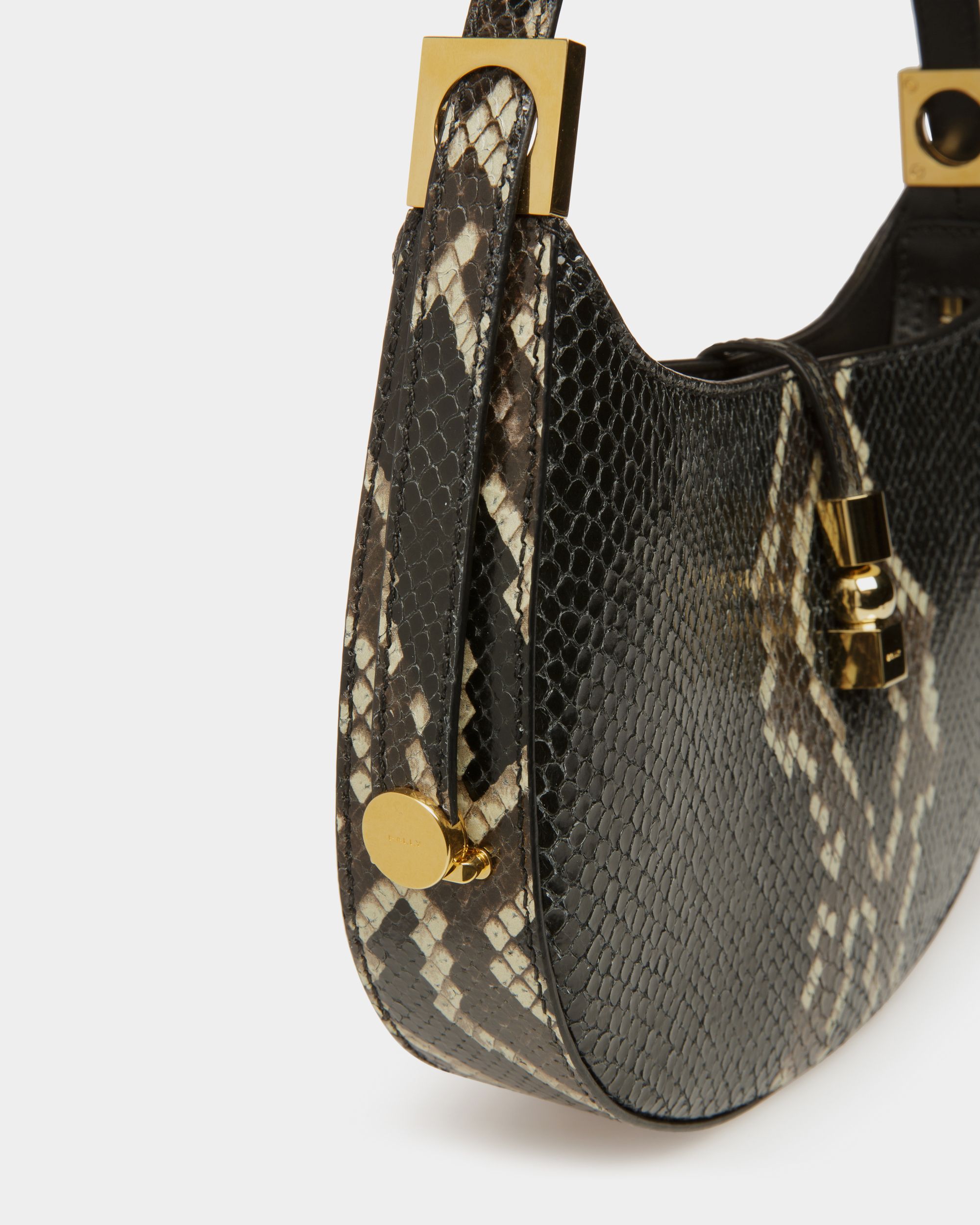 Block ショルダー バッグ パイソンプリント - 女性 - Bally - 05