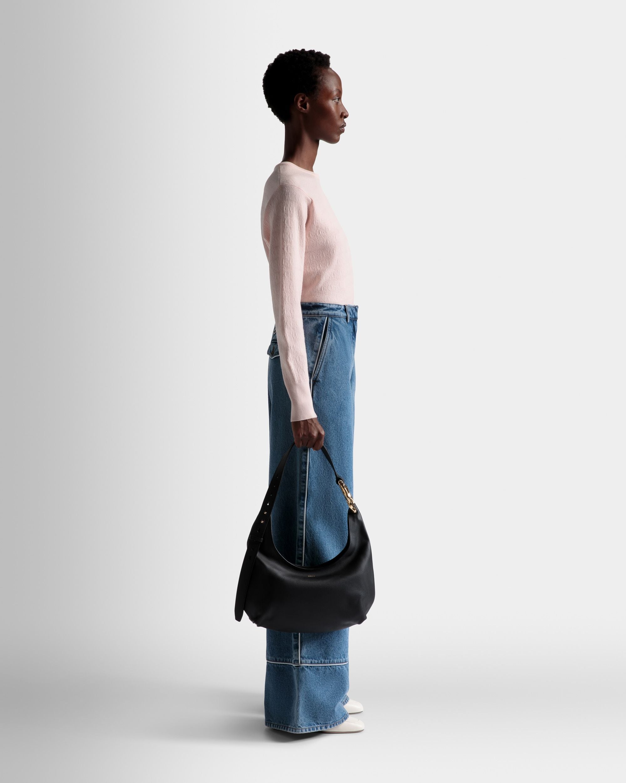 Baroque ホーボーバッグ ブラック レザー - 女性 - Bally - 02