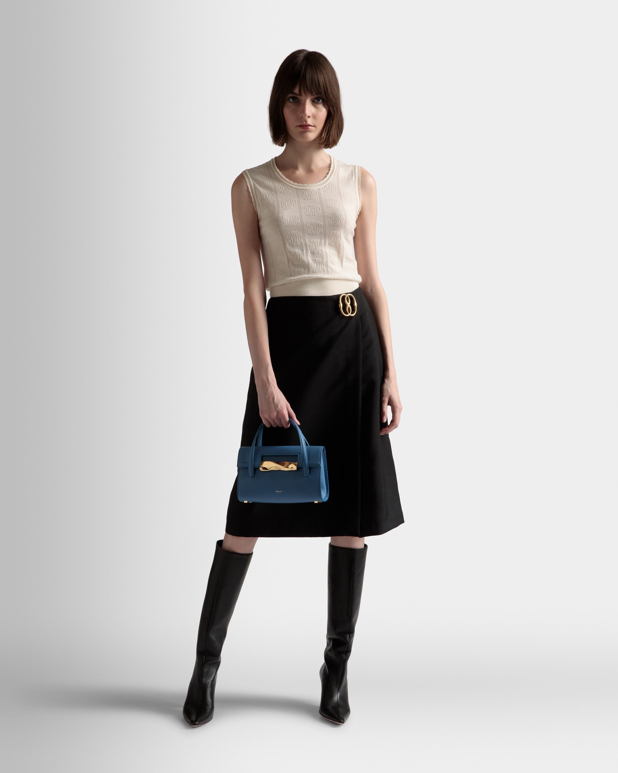 Baroque ミニバッグ ブルーキス レザー - 女性 - Bally - 02