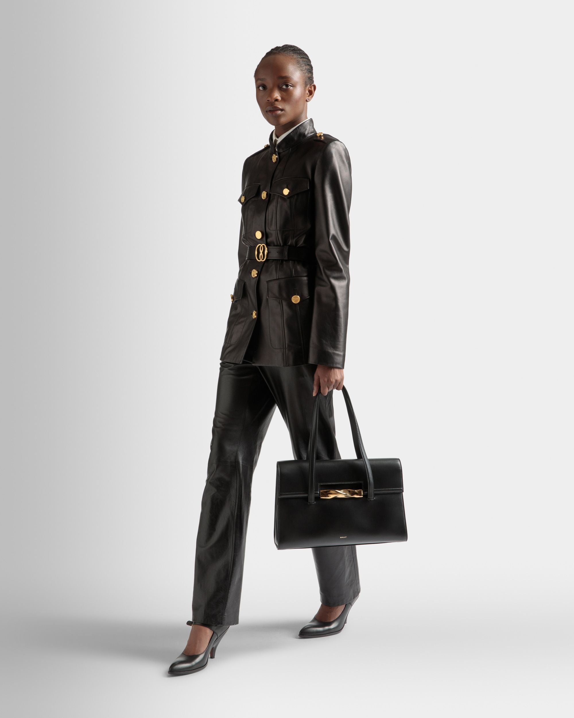 Baroque ショルダーバッグ ブラック レザー - 女性 - Bally - 02