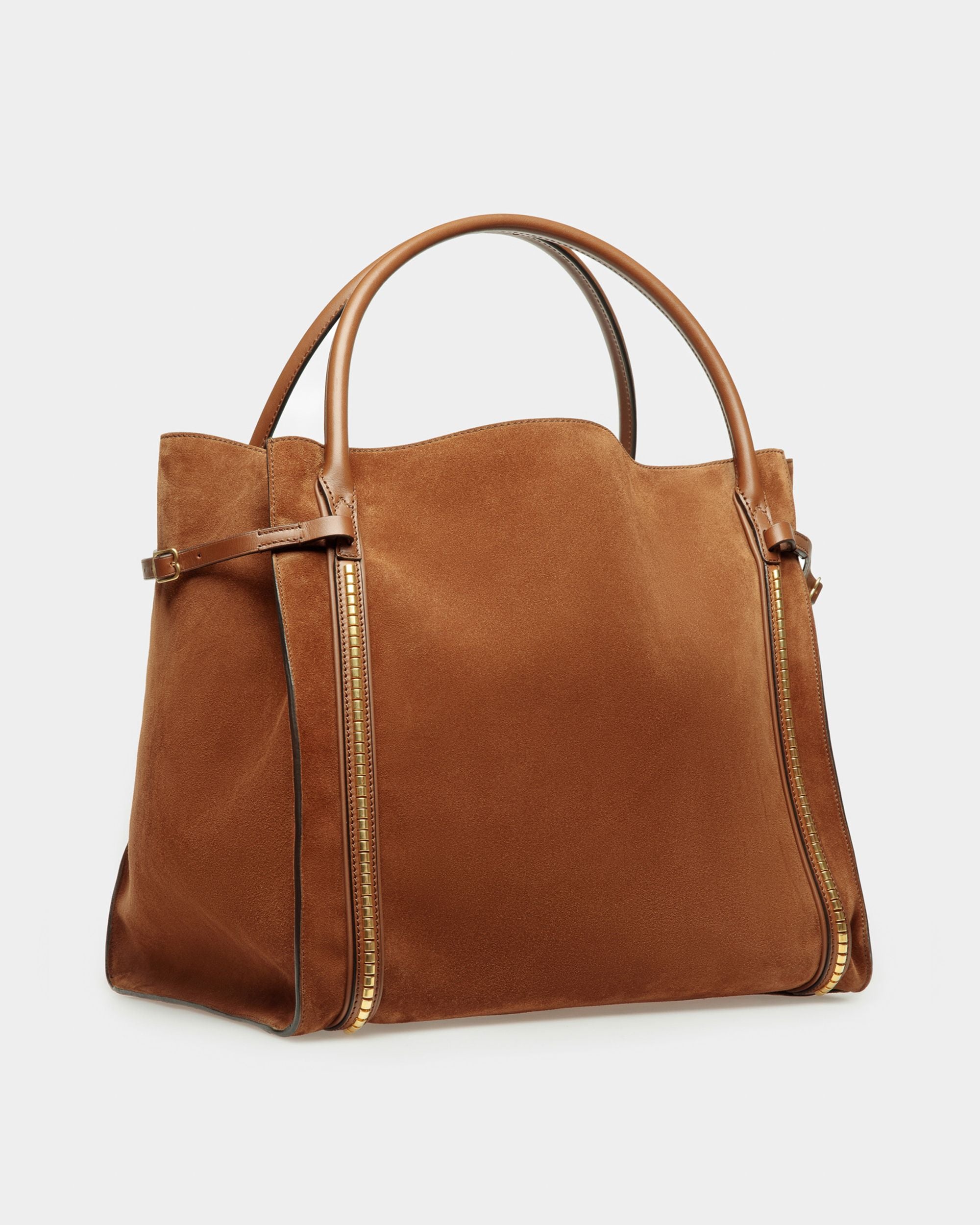 Chesney Extra Large トートバッグ ブラウン スエード レザー - 女性 - Bally - 04