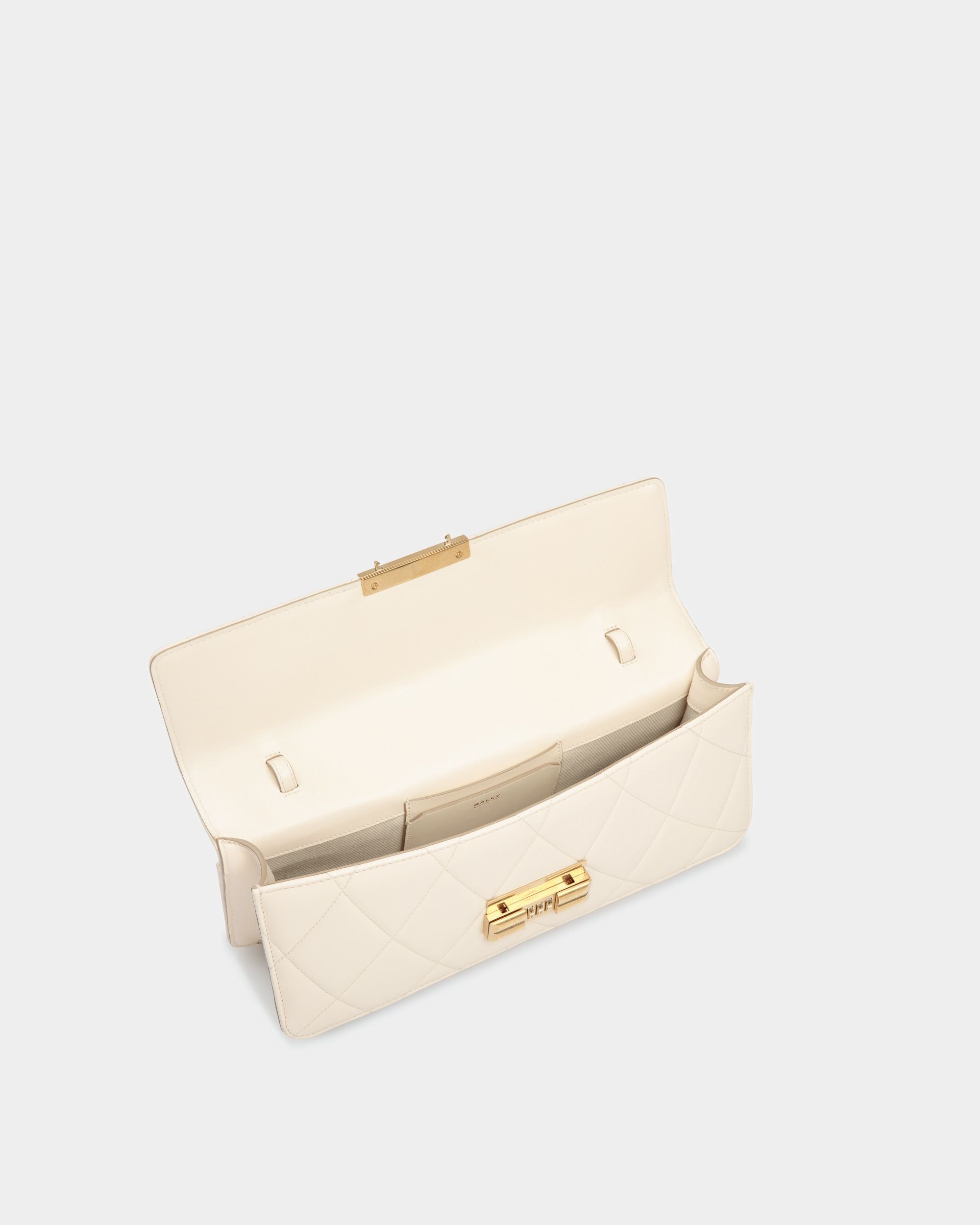 ロゴ クロスボディバッグ ラージ ボーンホワイト レザー - 女性 - Bally - 05
