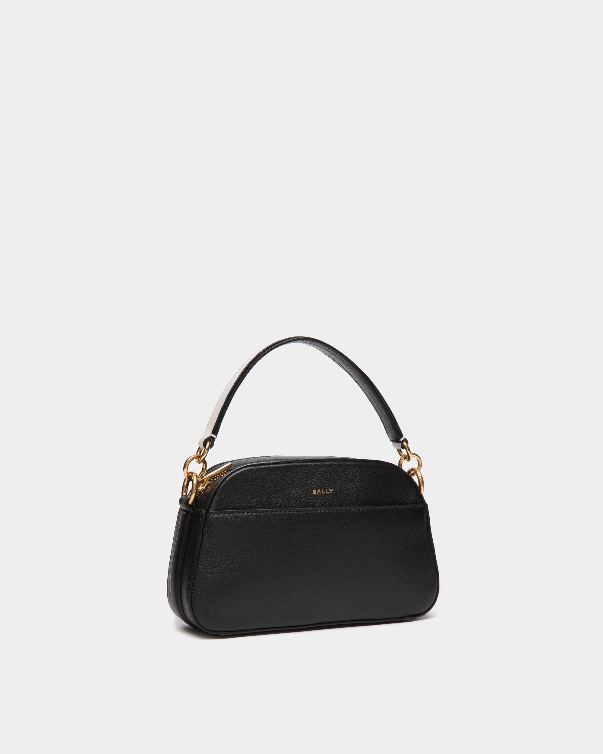 Code Crossbody In Black Leather - 女性 - Bally - 03