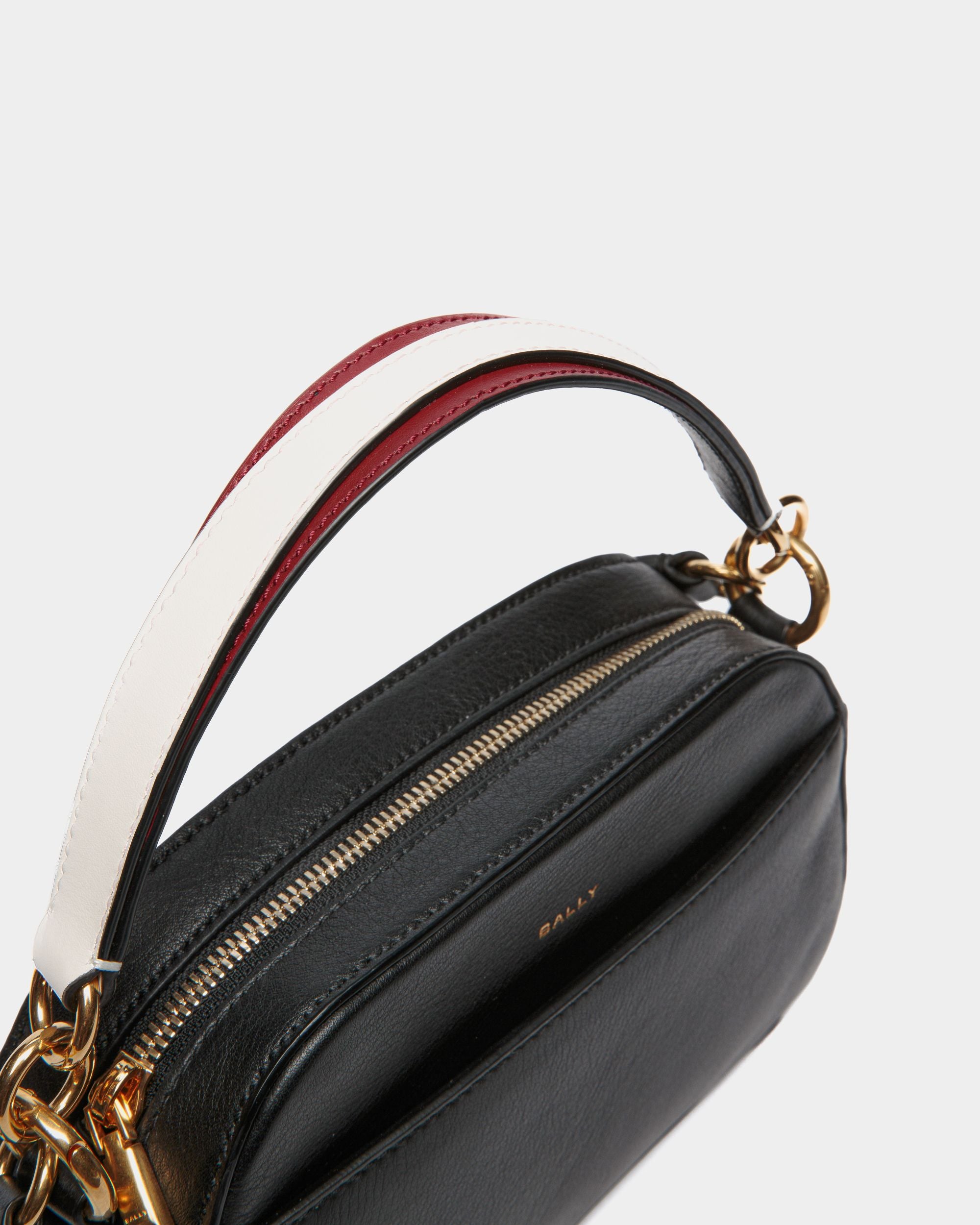 Code Crossbody In Black Leather - 女性 - Bally - 05