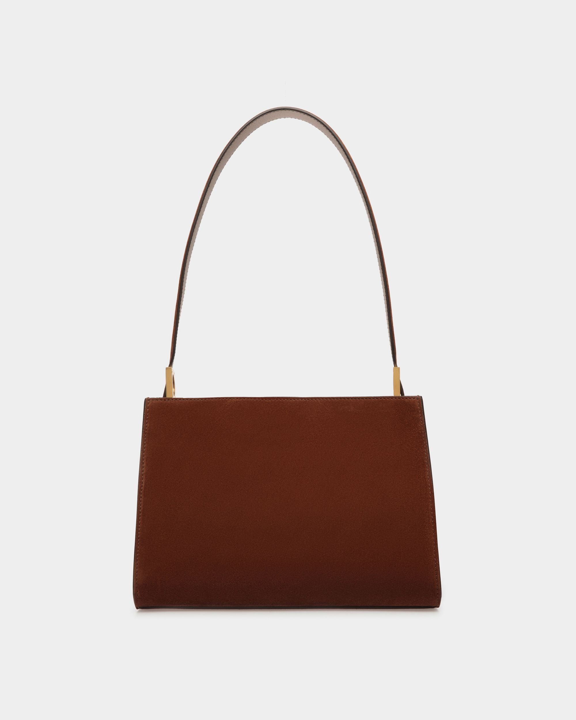 Emblem ショルダーバッグ ブラウン スエード - 女性 - Bally - 02