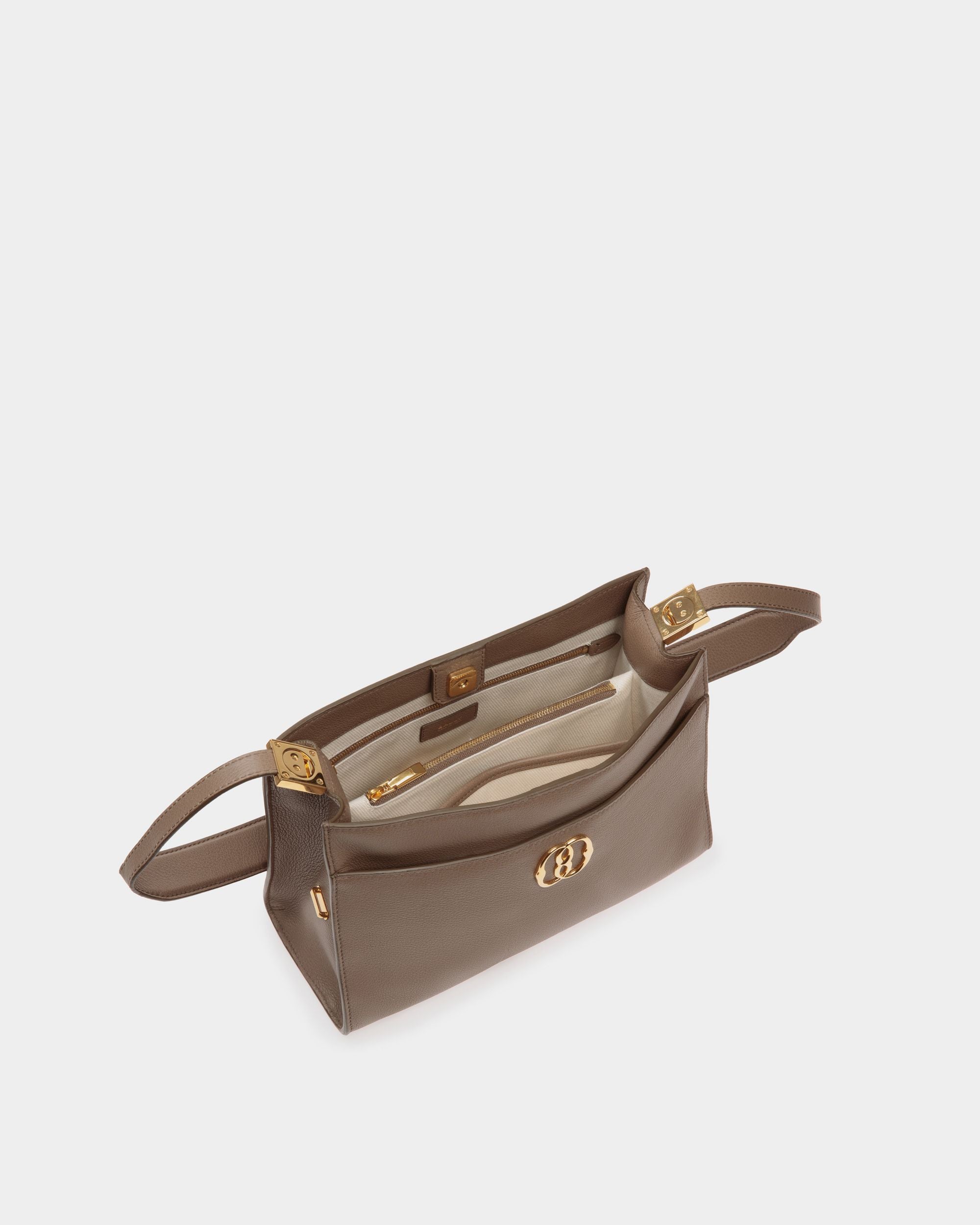 Emblem ショルダーバッグ ベージュ グレインレザー - 女性 - Bally - 04