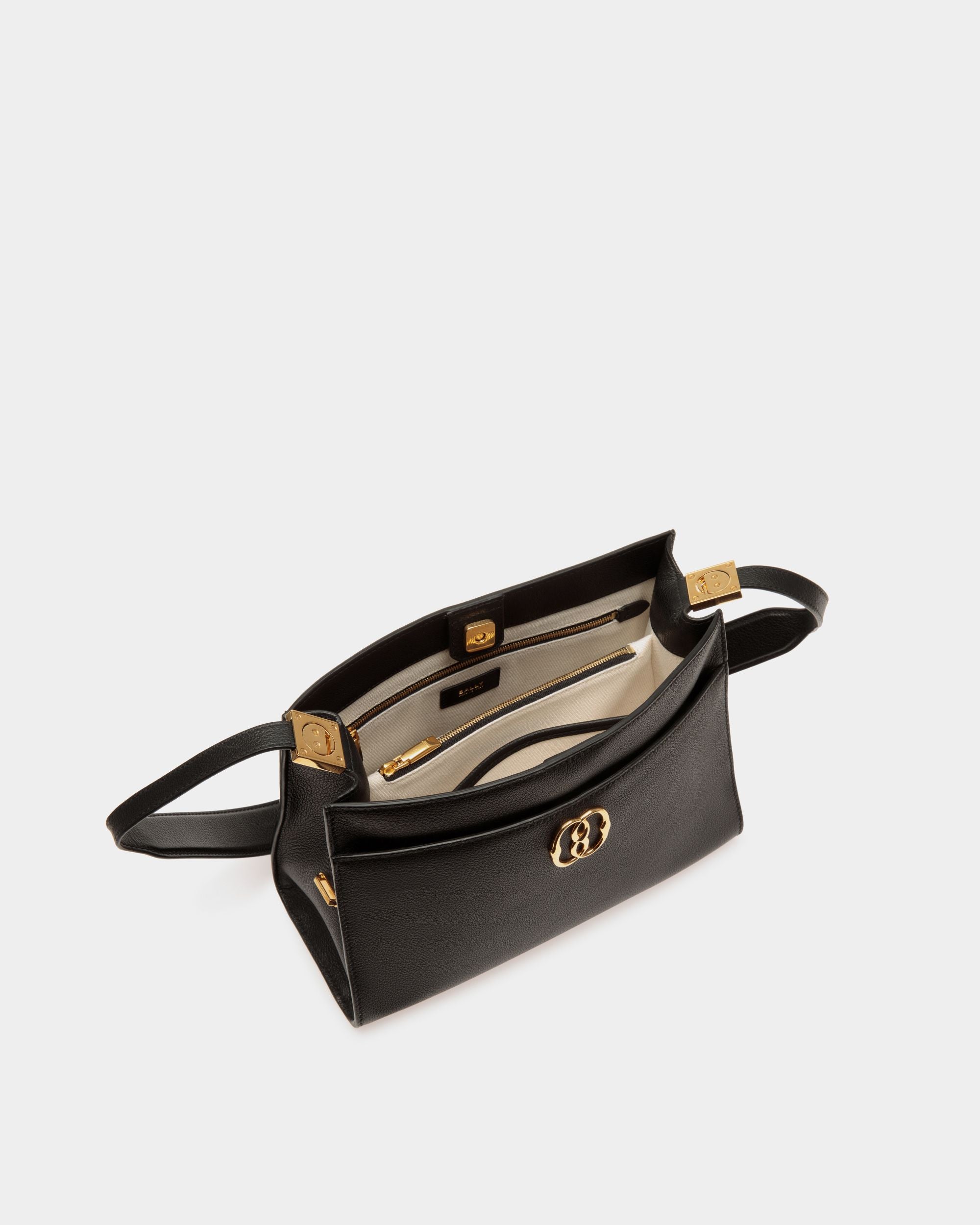 Emblem ショルダーバッグ ブラック グレインレザー - 女性 - Bally - 05