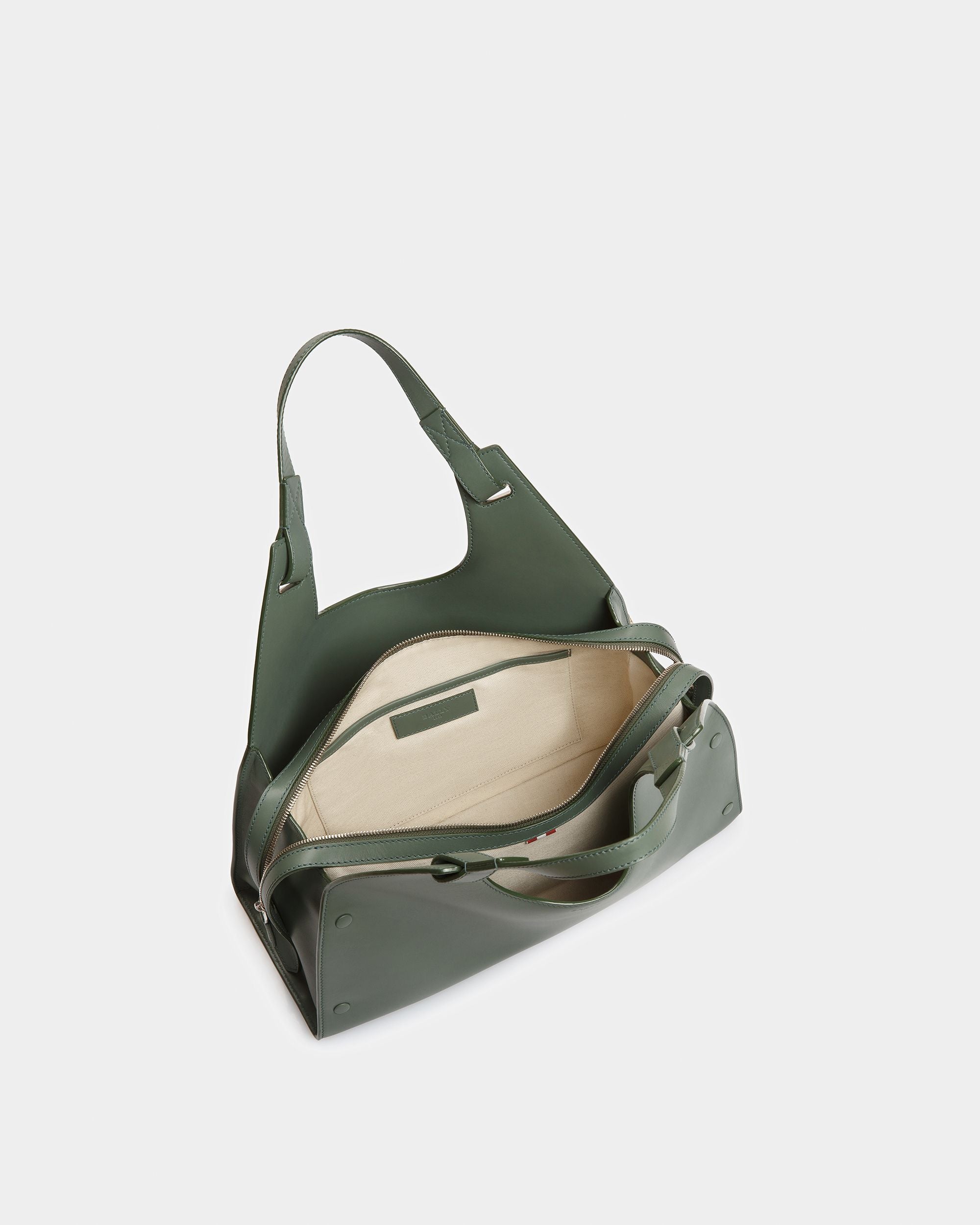 Ahres セージ レザー ショルダーバッグ - 女性 - Bally - 04