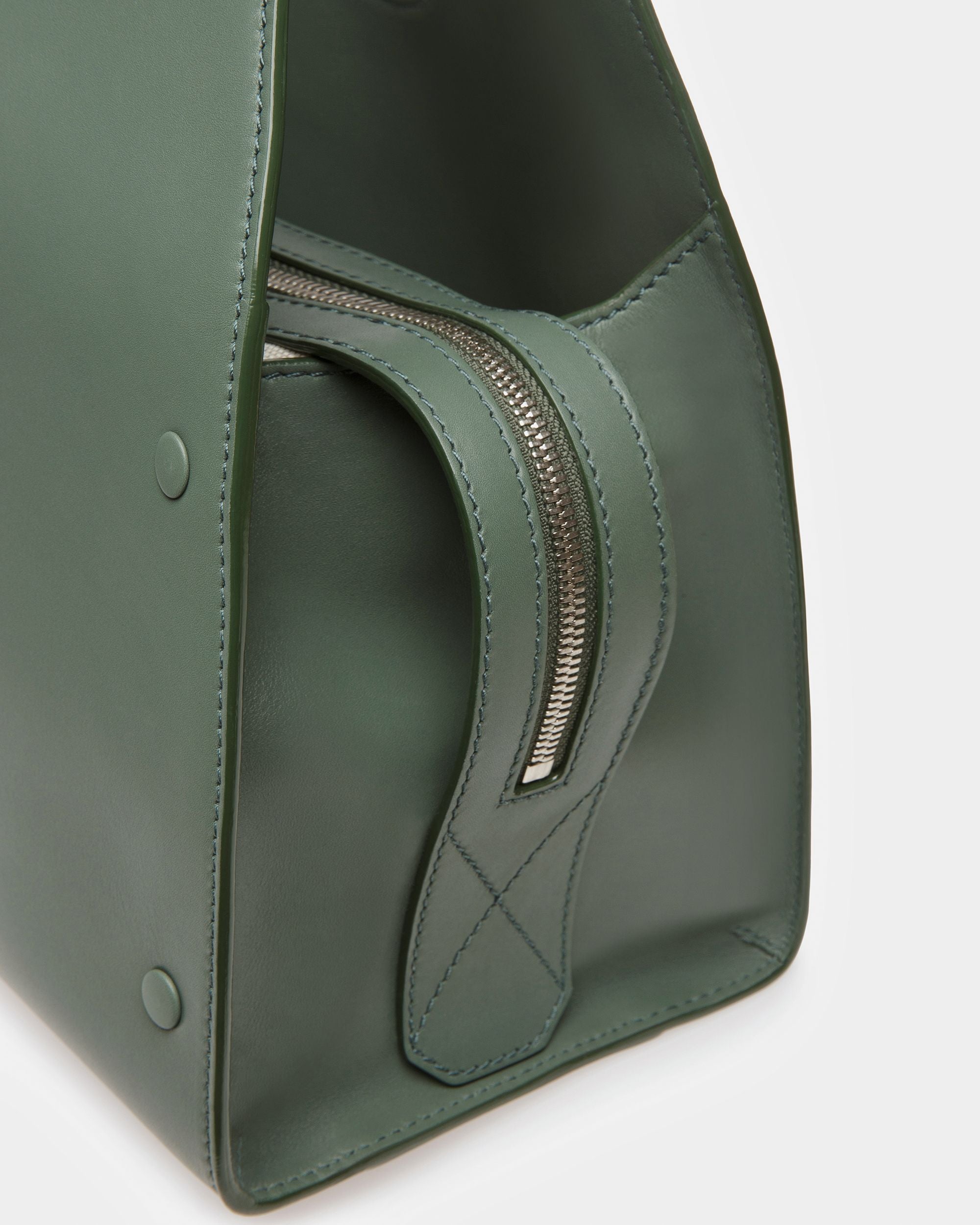 Ahres セージ レザー ショルダーバッグ - 女性 - Bally - 05