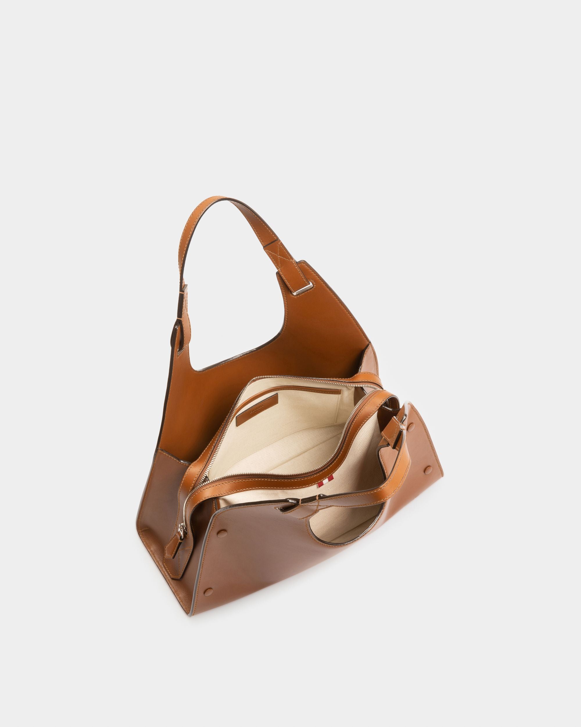 Ahres ブラウン レザー ショルダーバッグ - 女性 - Bally - 04