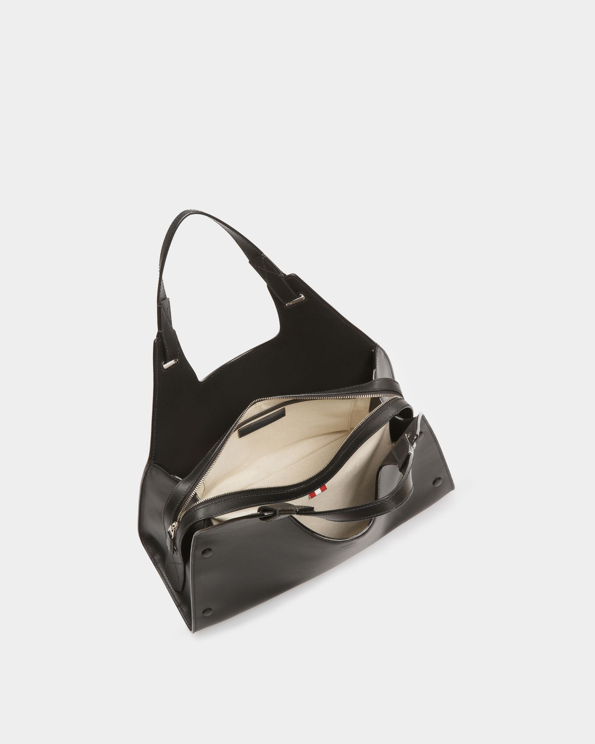 Ahres ブラック レザー ショルダーバッグ - 女性 - Bally - 04