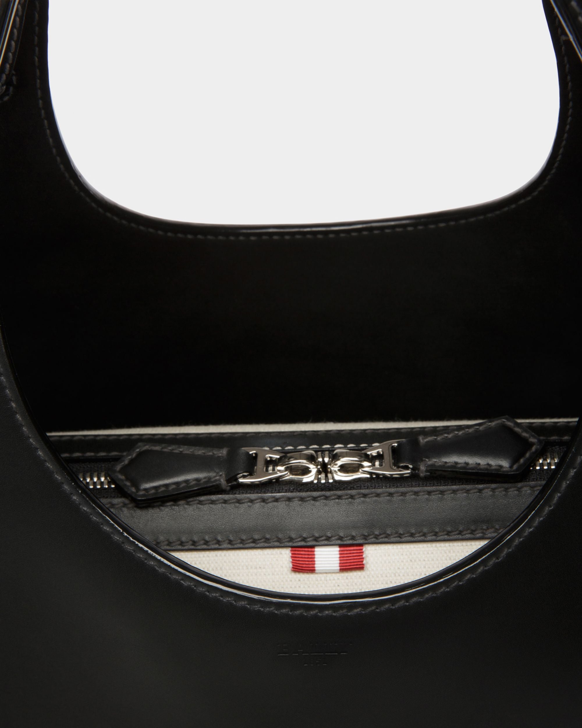 Ahres ブラック レザー ショルダーバッグ - 女性 - Bally - 05