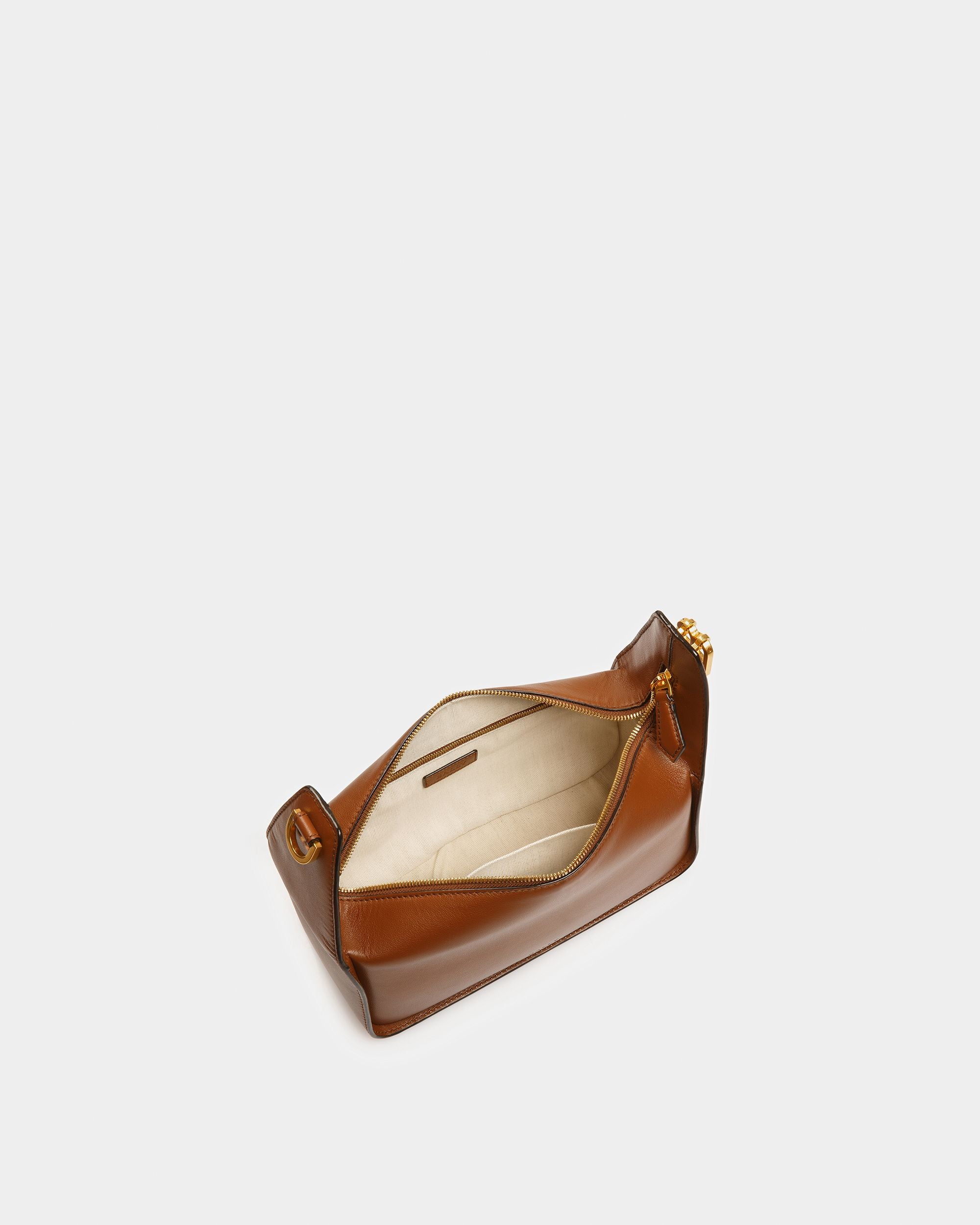 B-Hook ブラウン レザー ショルダーバッグ - 女性 - Bally - 04