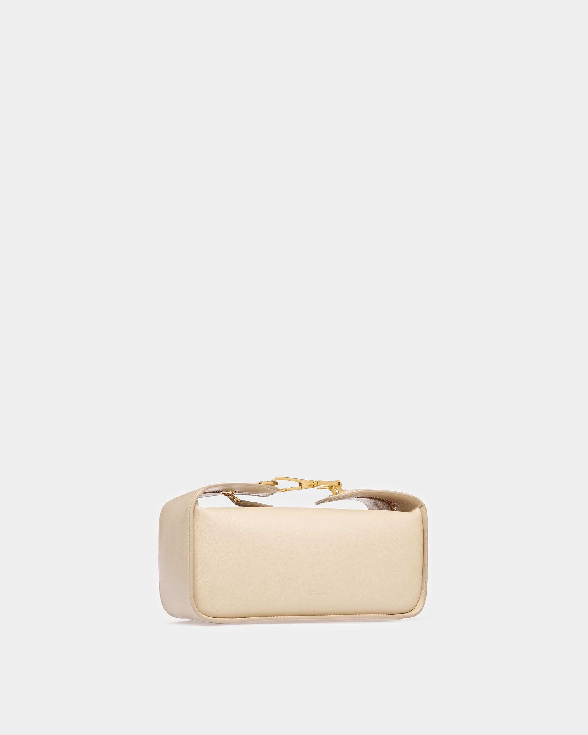 B-Hook ライトベージュ レザー ショルダーバッグ - 女性 - Bally - 05
