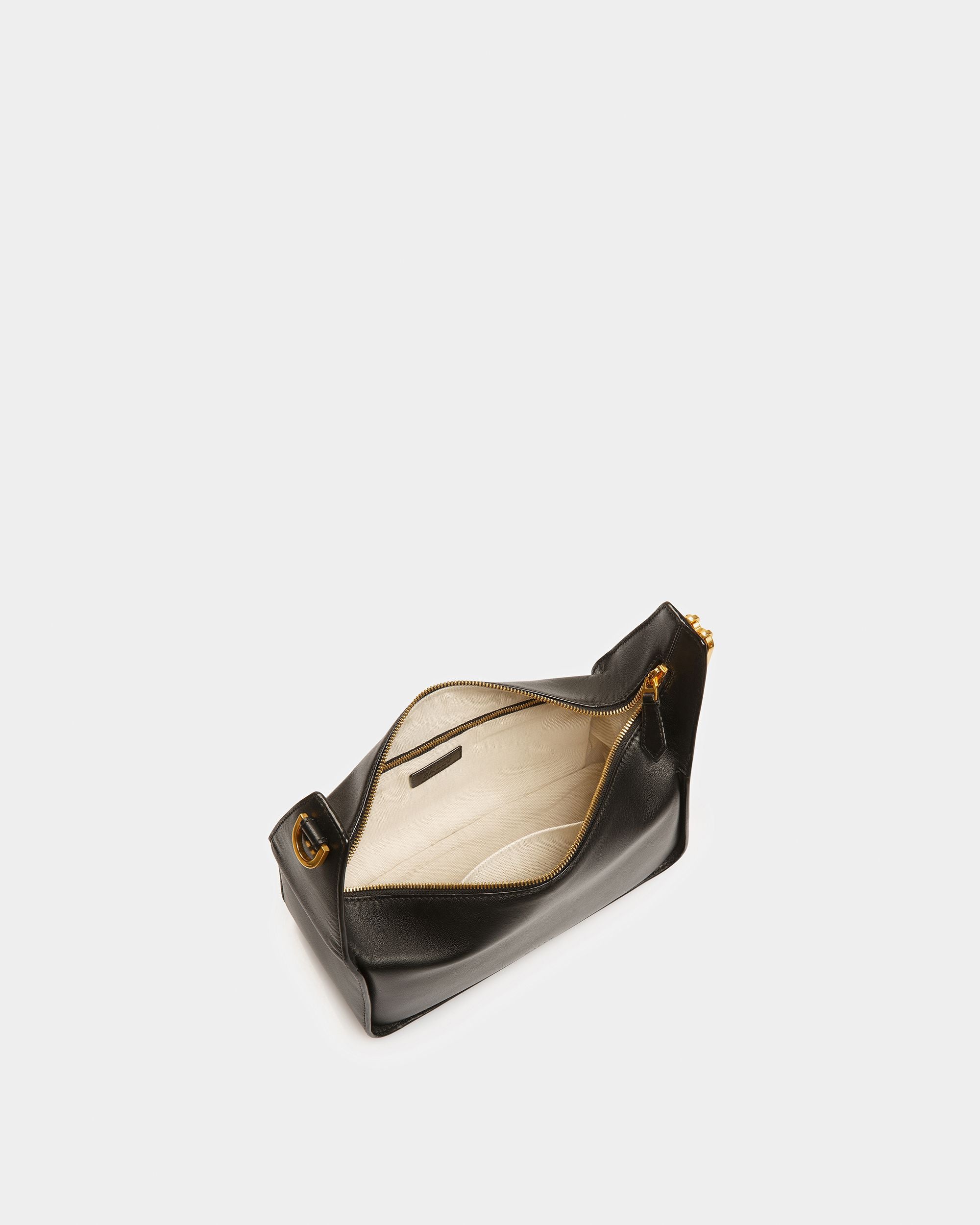 B-Hook ブラック レザー ショルダーバッグ - 女性 - Bally - 04
