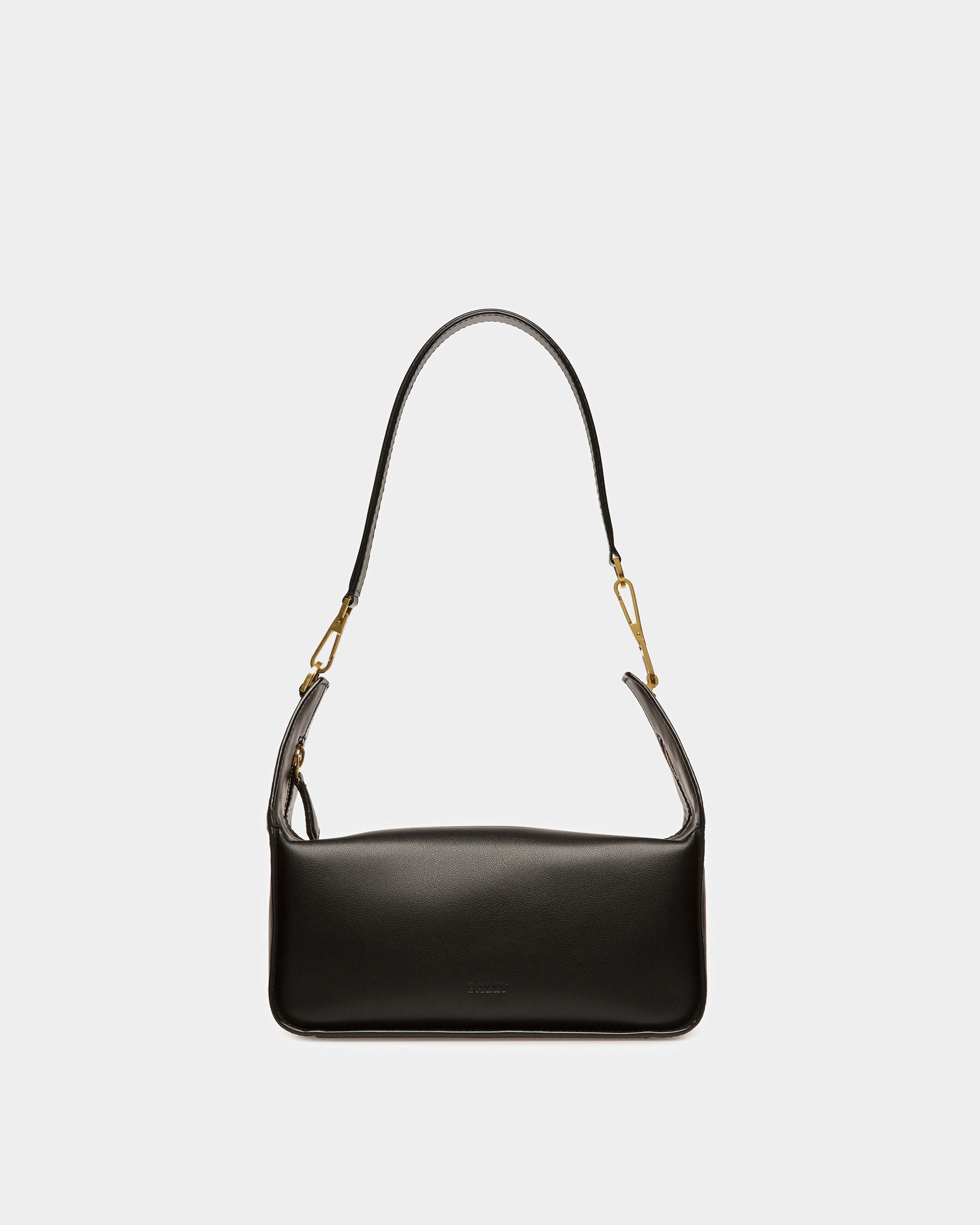 B-Hook ブラック レザー ショルダーバッグ - 女性 - Bally - 08